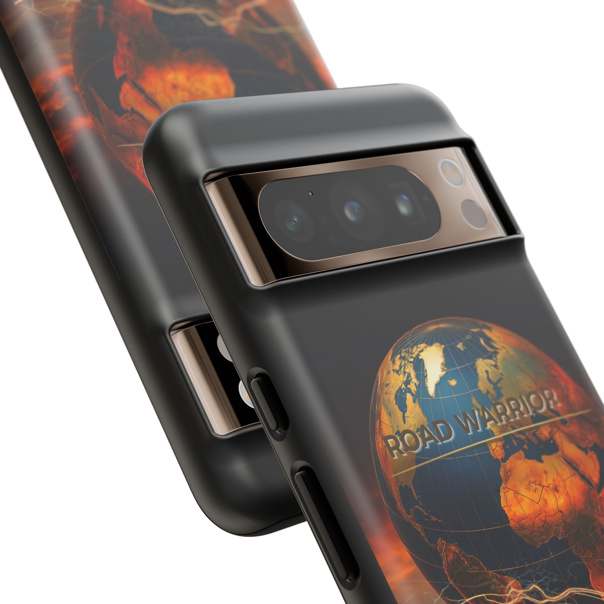 Truck Driver Phone Case — 'Global Road Warrior' Semi Truck Globe Tough Phone Cover