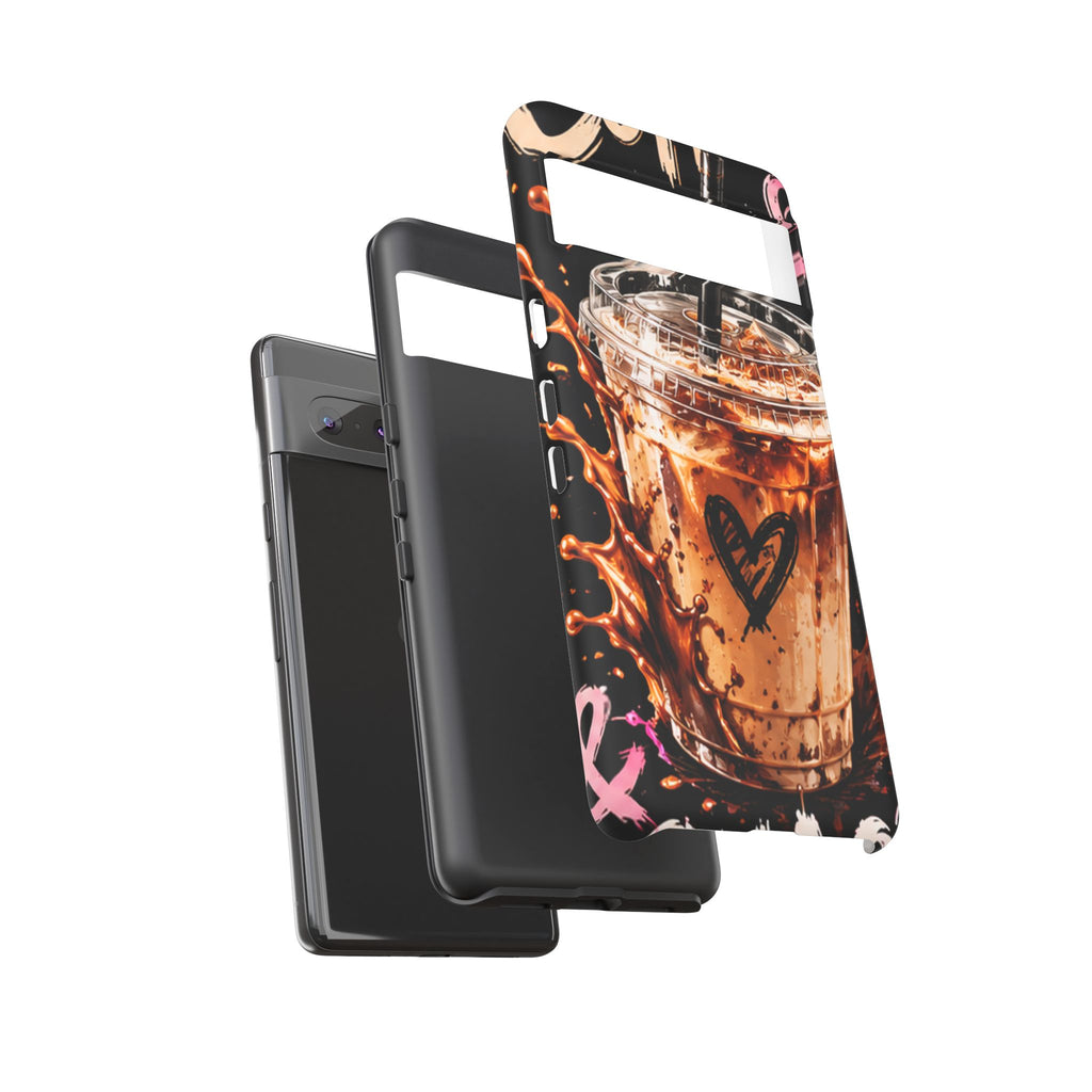 Iced Coffee Phone Case – 'Iced Coffee latte: Stylish Protective Case