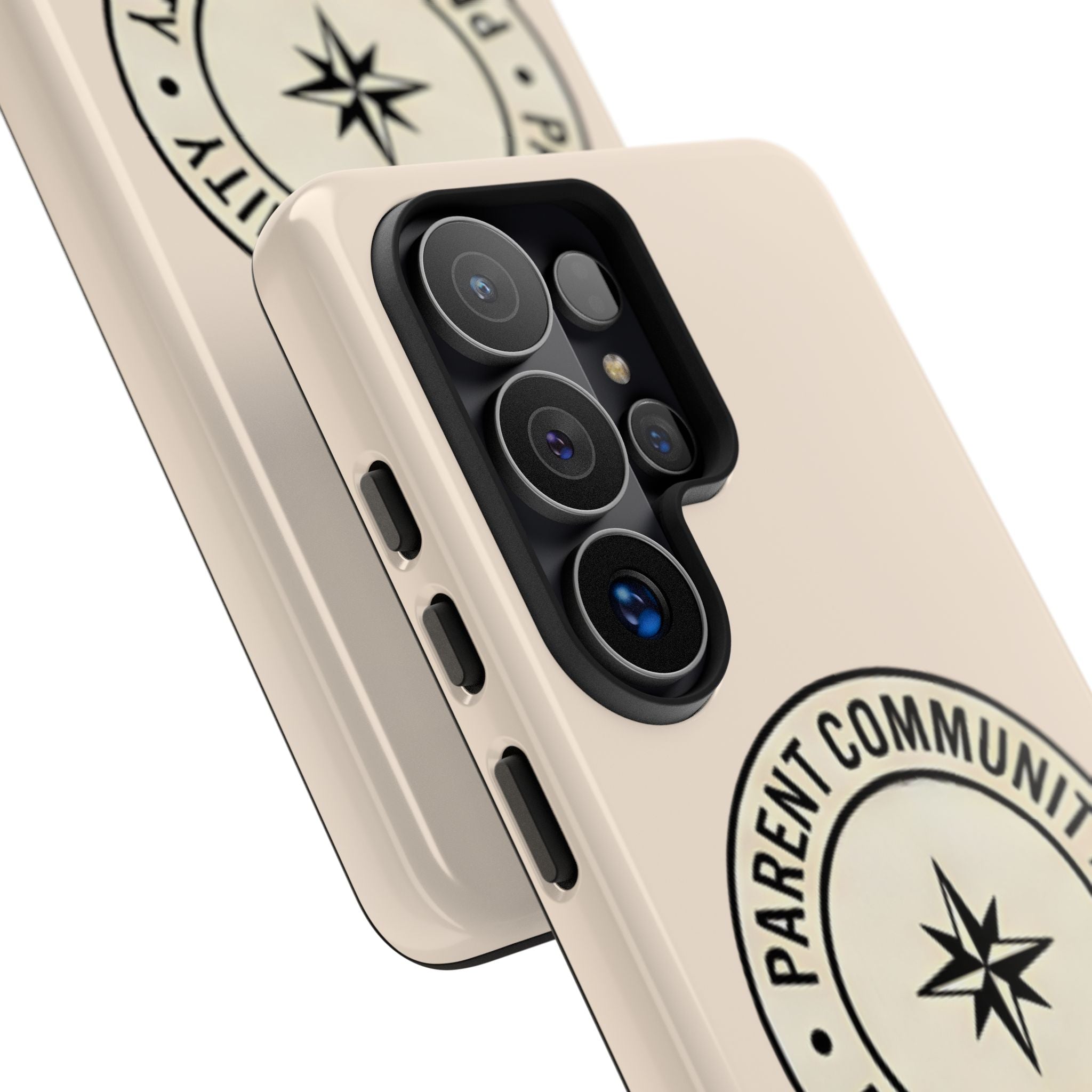 Parent Community Tough Phone Case — Durable Compass Logo Protective Cover