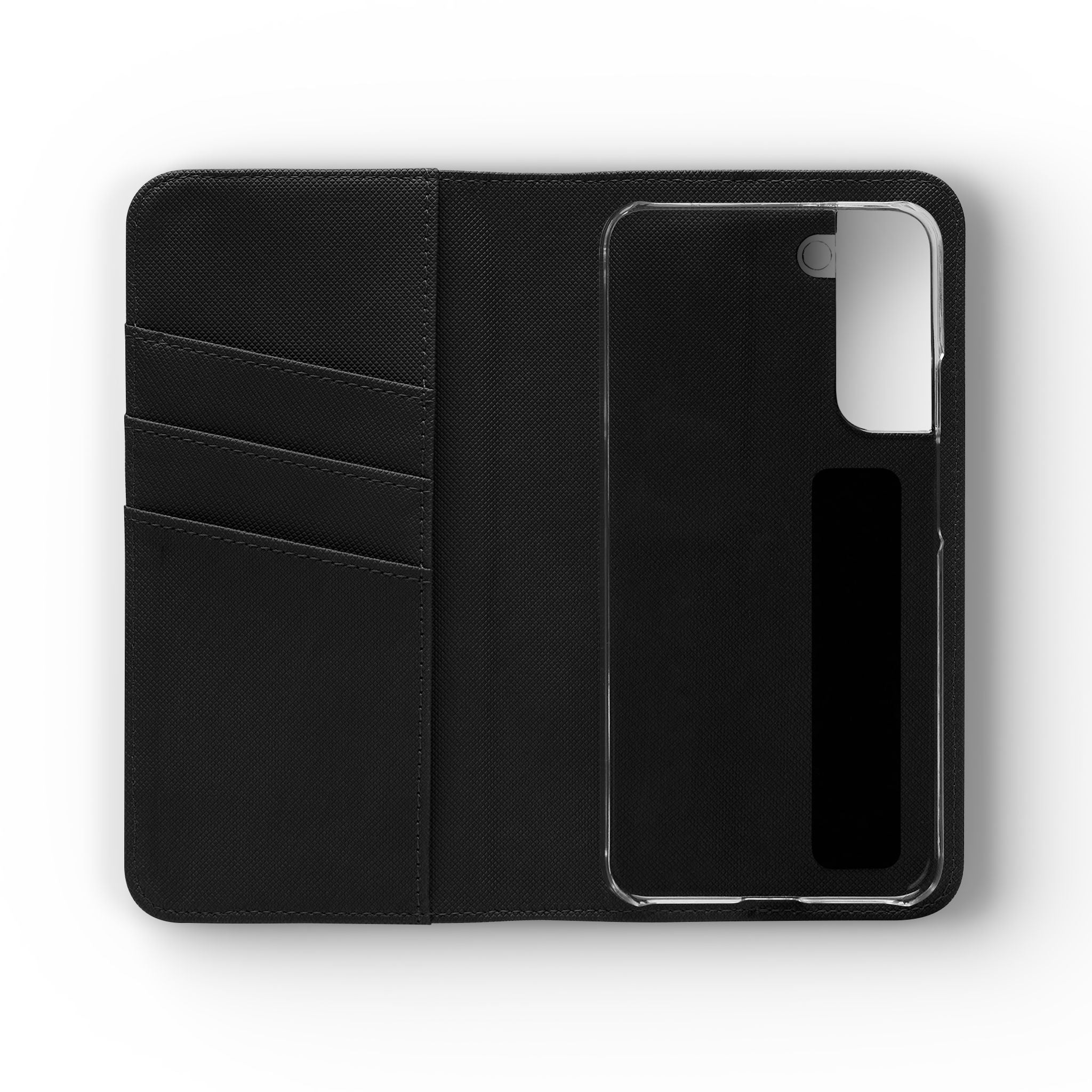 Coffee Quote Flip Phone Case — "Before we begin our conversation, let me grab my coffee."