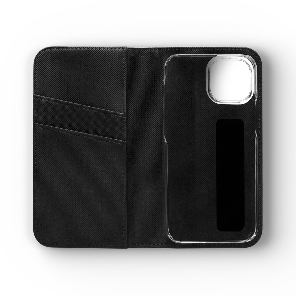 Teacher Life Flip Phone Case – Wallet Folio with Apple & Books Design