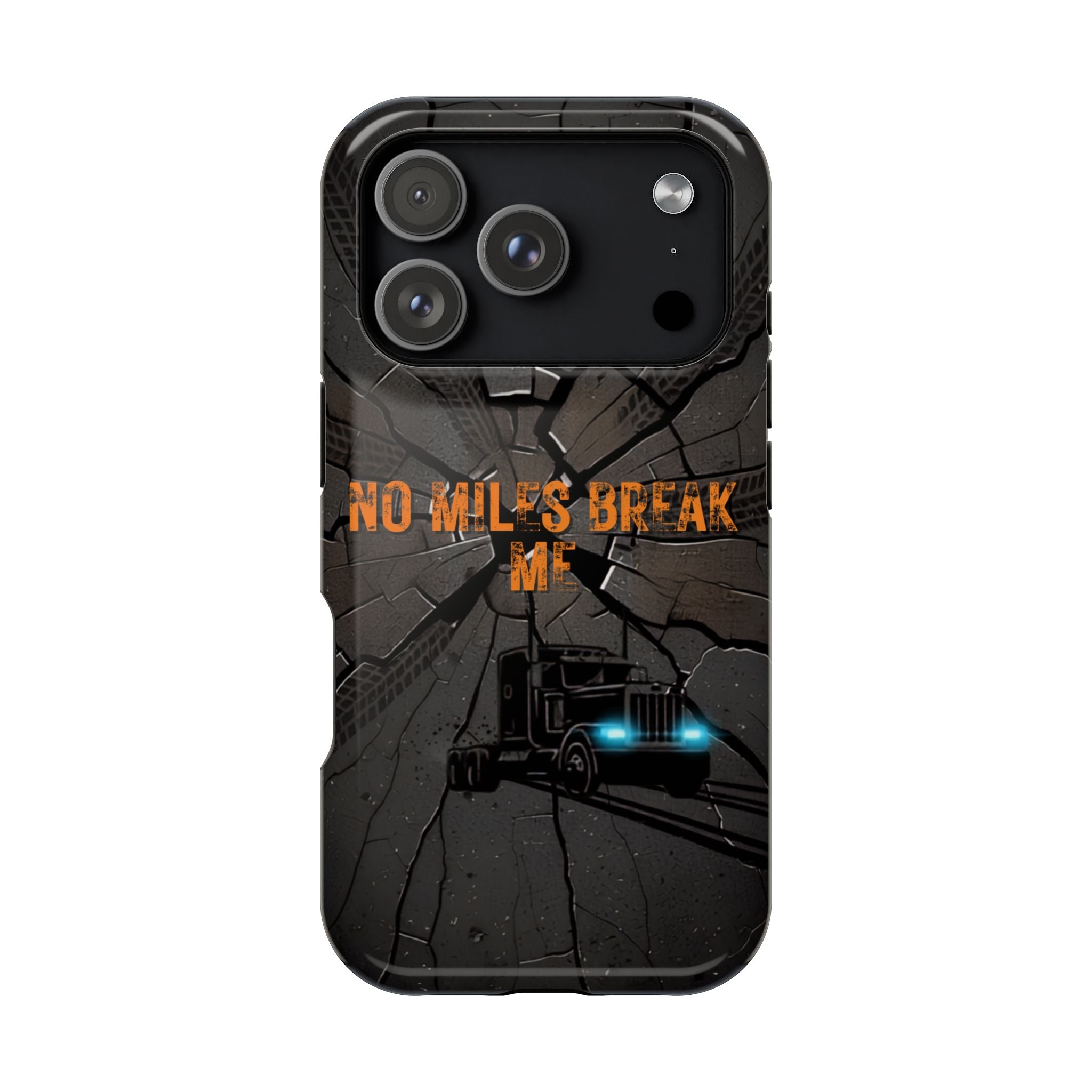 Phone Case — Fiery Semi Truck Magnetic Impact-Resistant Case
