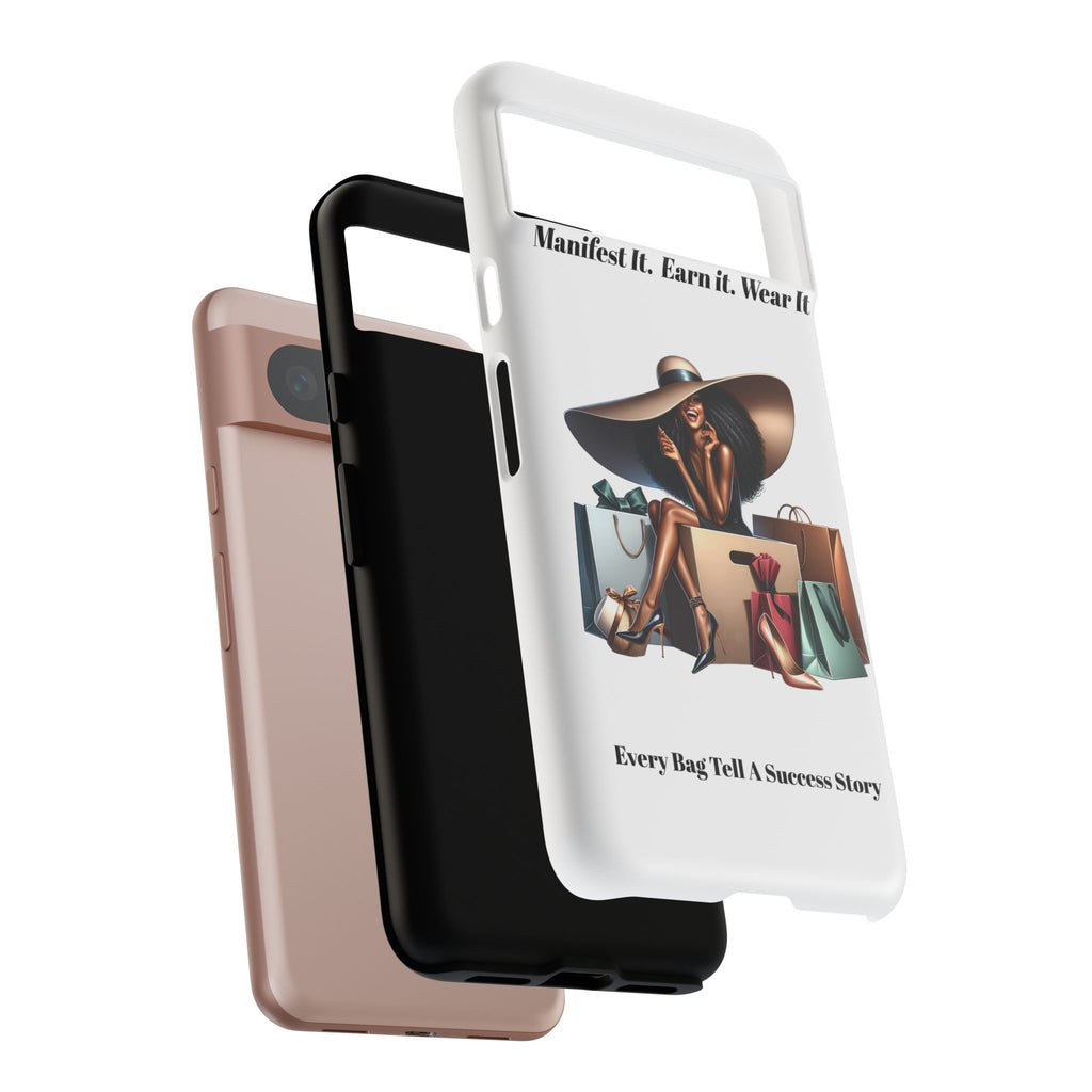 Phone Case - "Manifest It. Earn It. Wear It." Chic Shopper Design