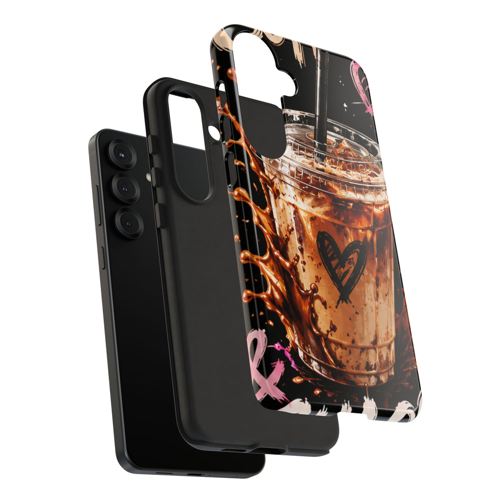 Iced Coffee Phone Case – 'Iced Coffee latte: Stylish Protective Case
