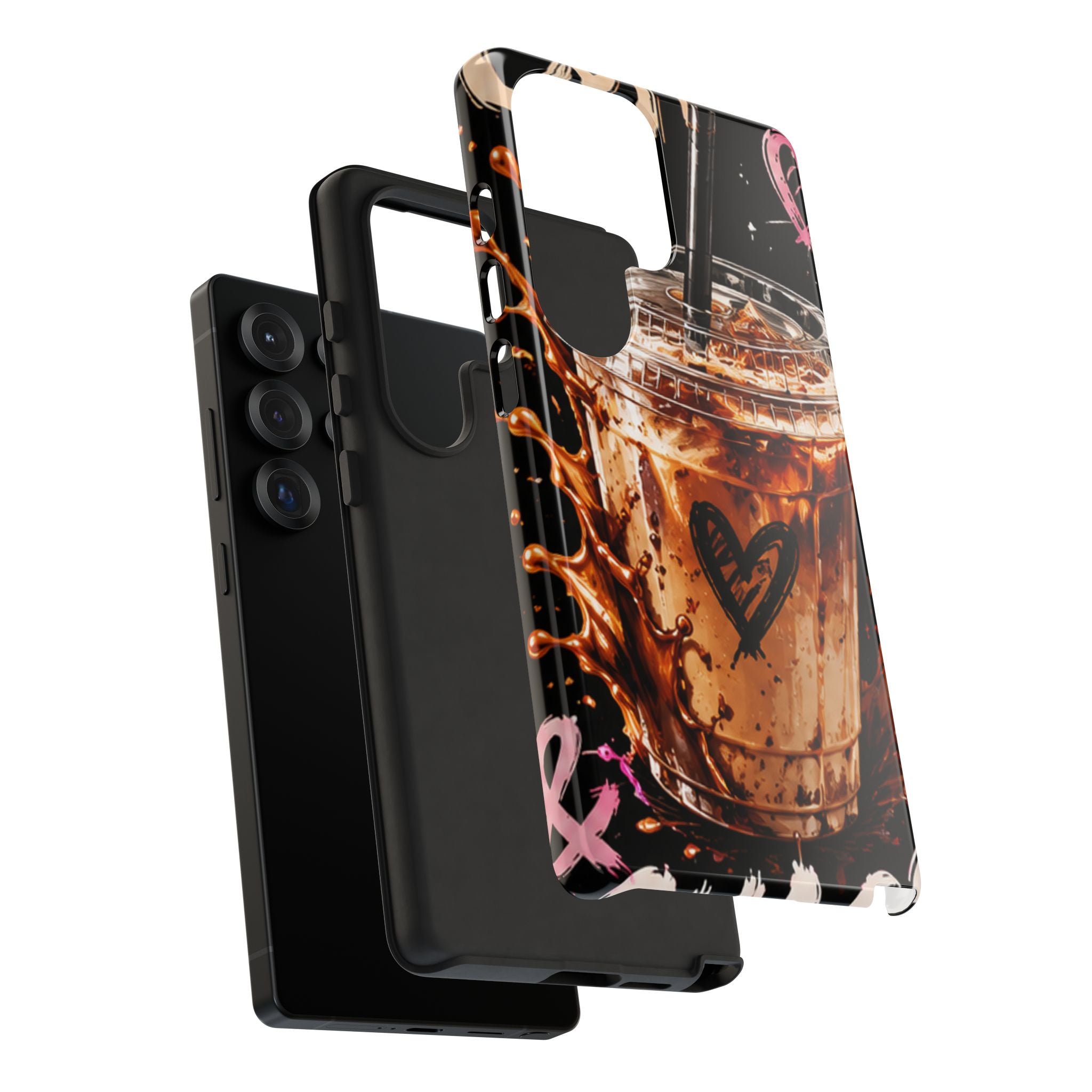 Iced Coffee Phone Case – 'Iced Coffee latte: Stylish Protective Case