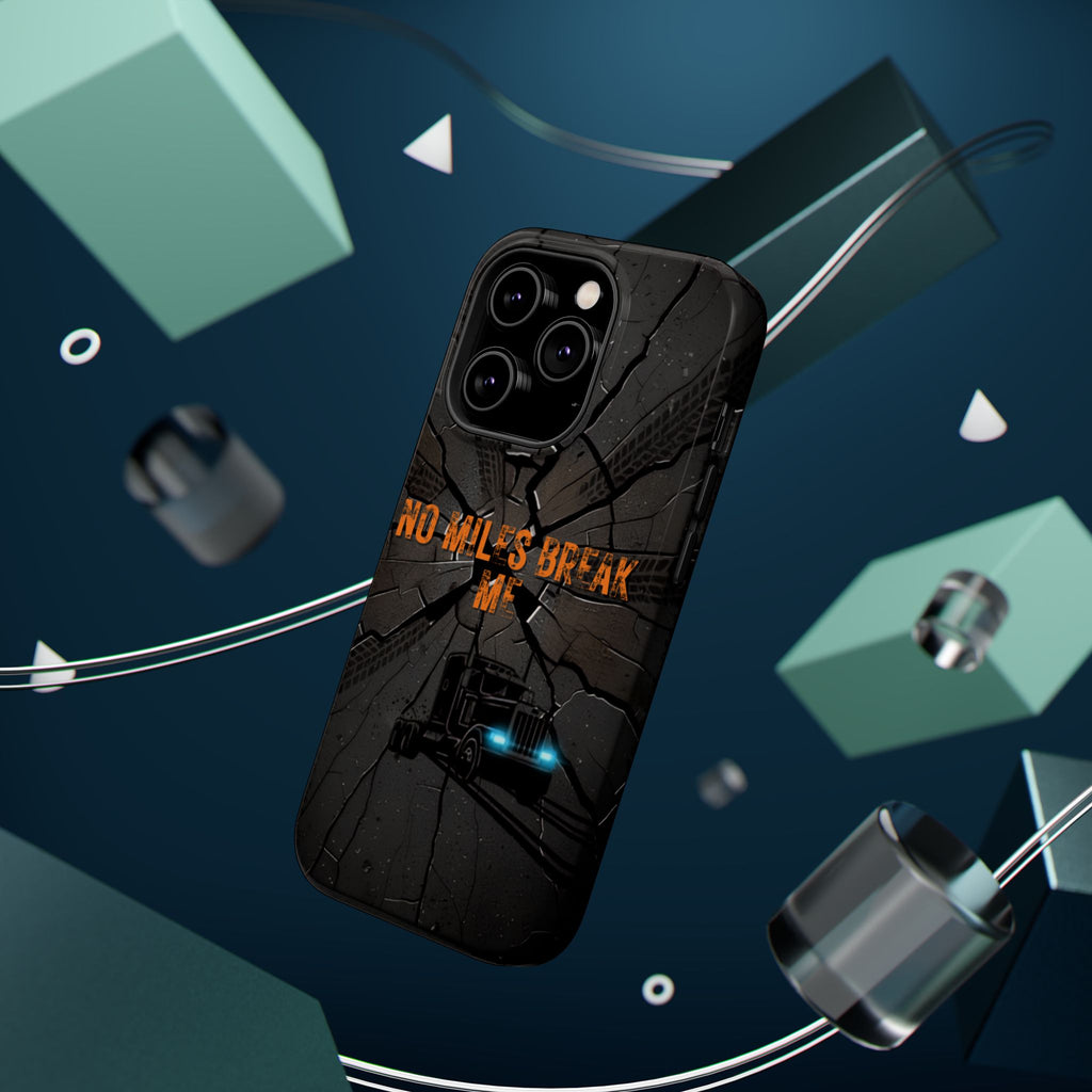 Phone Case — Fiery Semi Truck Magnetic Impact-Resistant Case