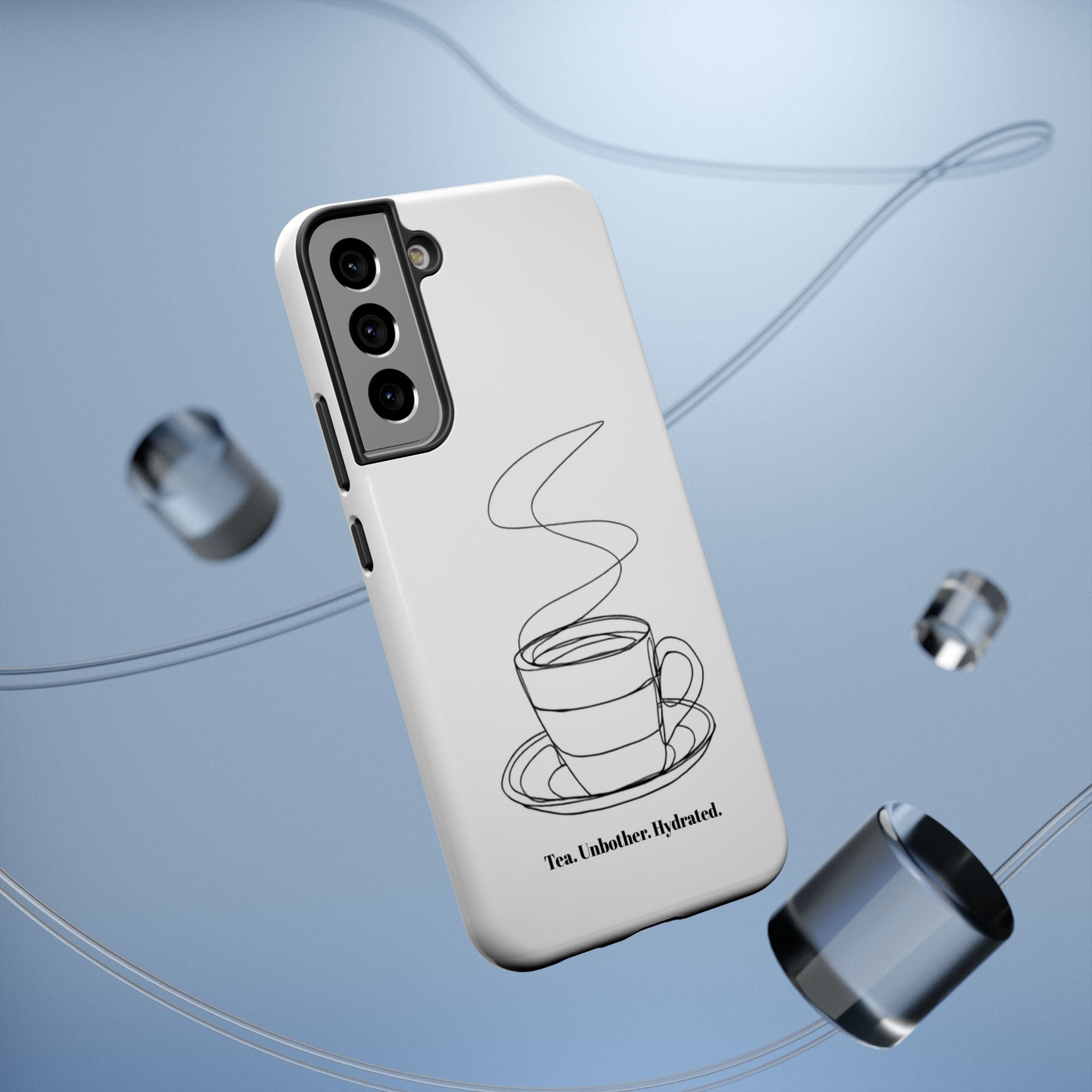 Tea Unbothered Hydrated Phone Case — Impact-Resistant
