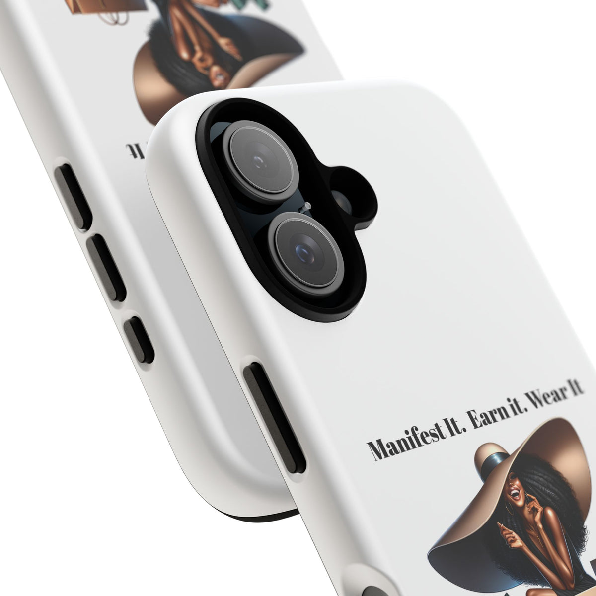 Phone Case - "Manifest It. Earn It. Wear It." Chic Shopper Design