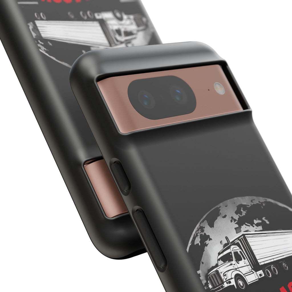 Truck Driver Phone Case - "My Daddy Keeps The World Rolling" Protective Cover