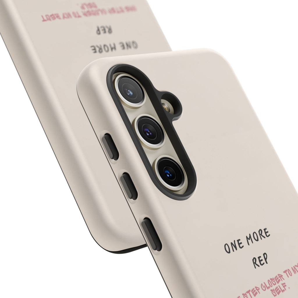 Gym Phone Case — "One More Rep" Workout Duffle & Sneakers Protective Case