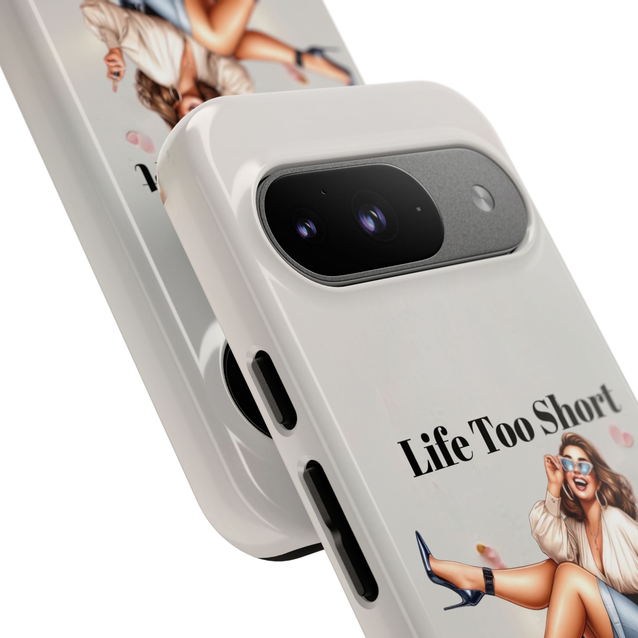 Phone Case — "Life Too Short For Empty Bag" Fashion Shopper Design