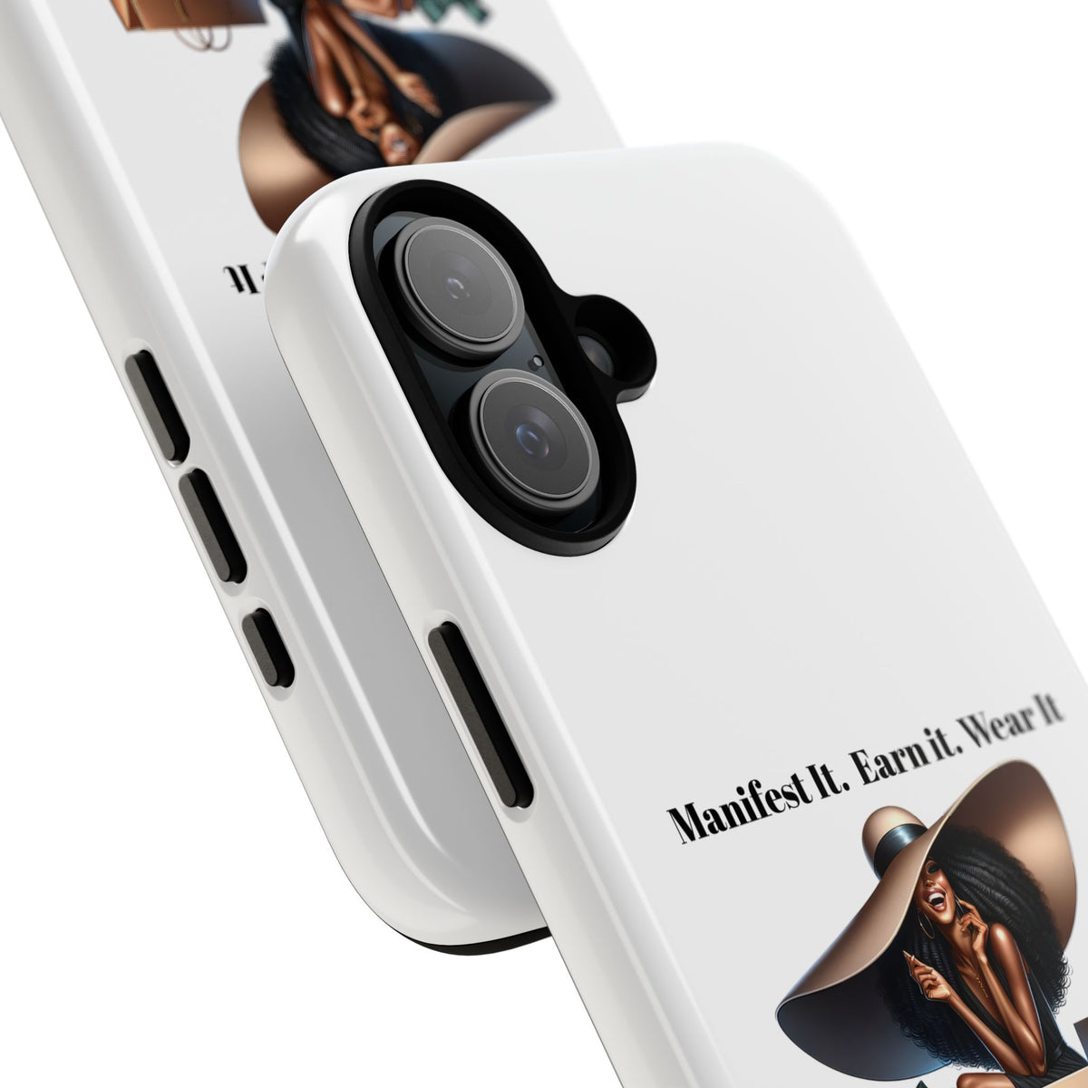 Phone Case - "Manifest It. Earn It. Wear It." Chic Shopper Design