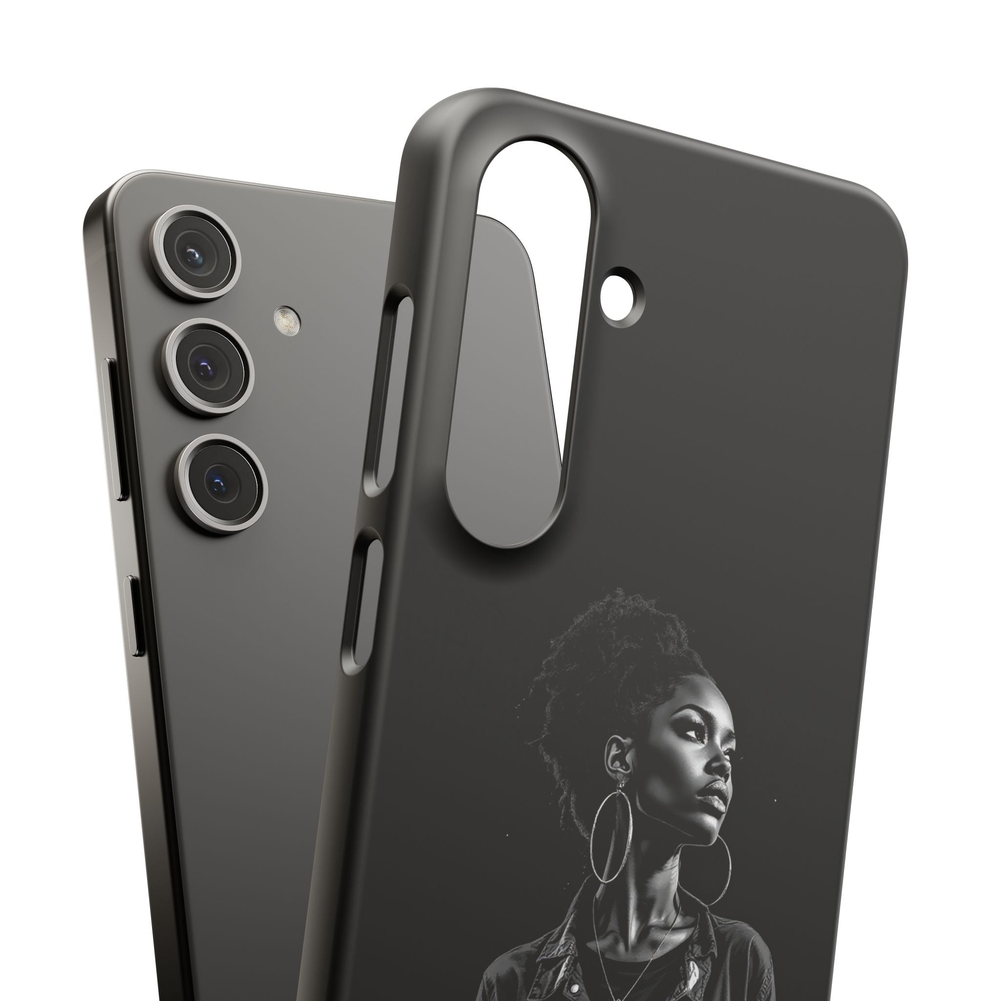 Phone Case — "Long Haul Loyalty" Black Portrait Snap Case