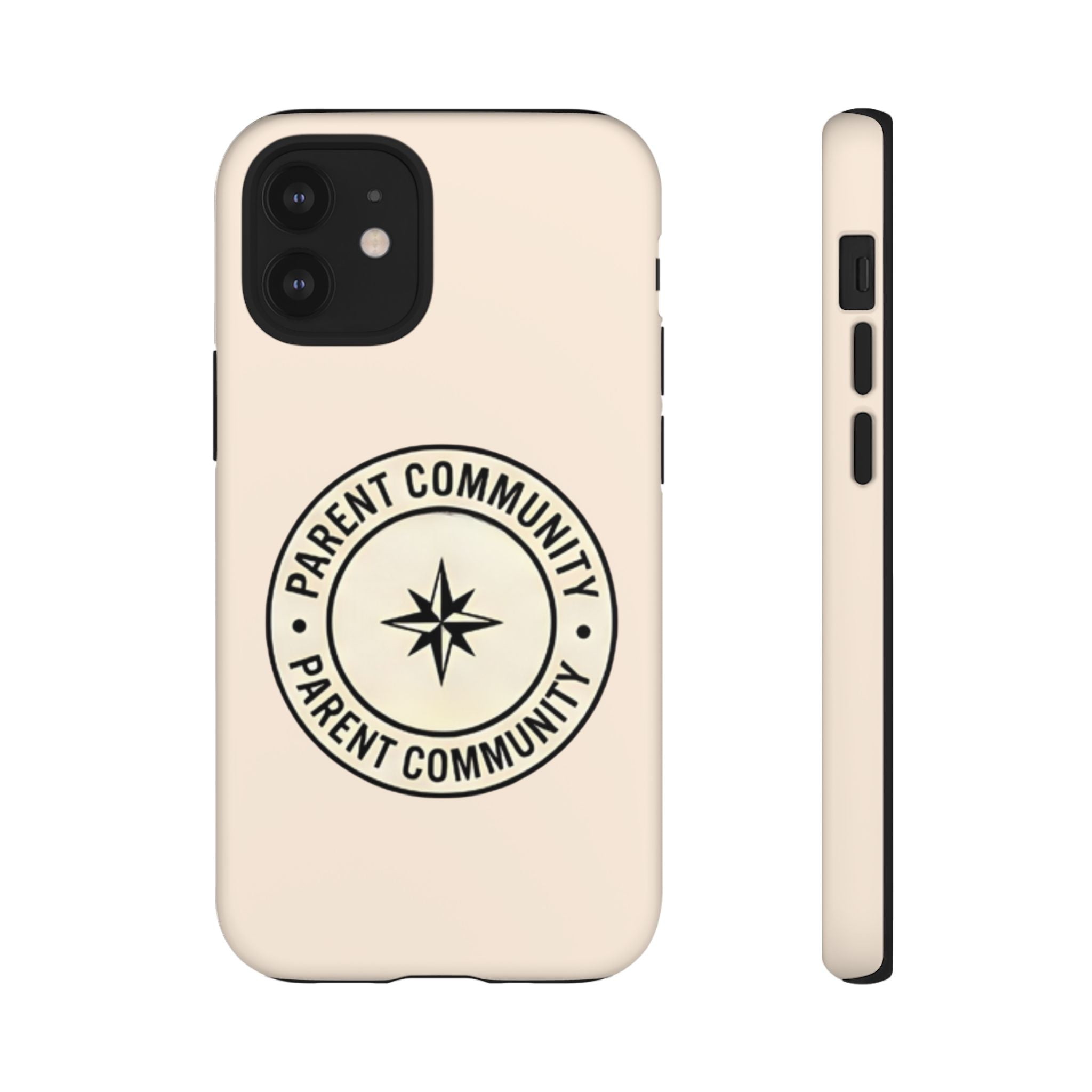 Parent Community Tough Phone Case — Durable Compass Logo Protective Cover
