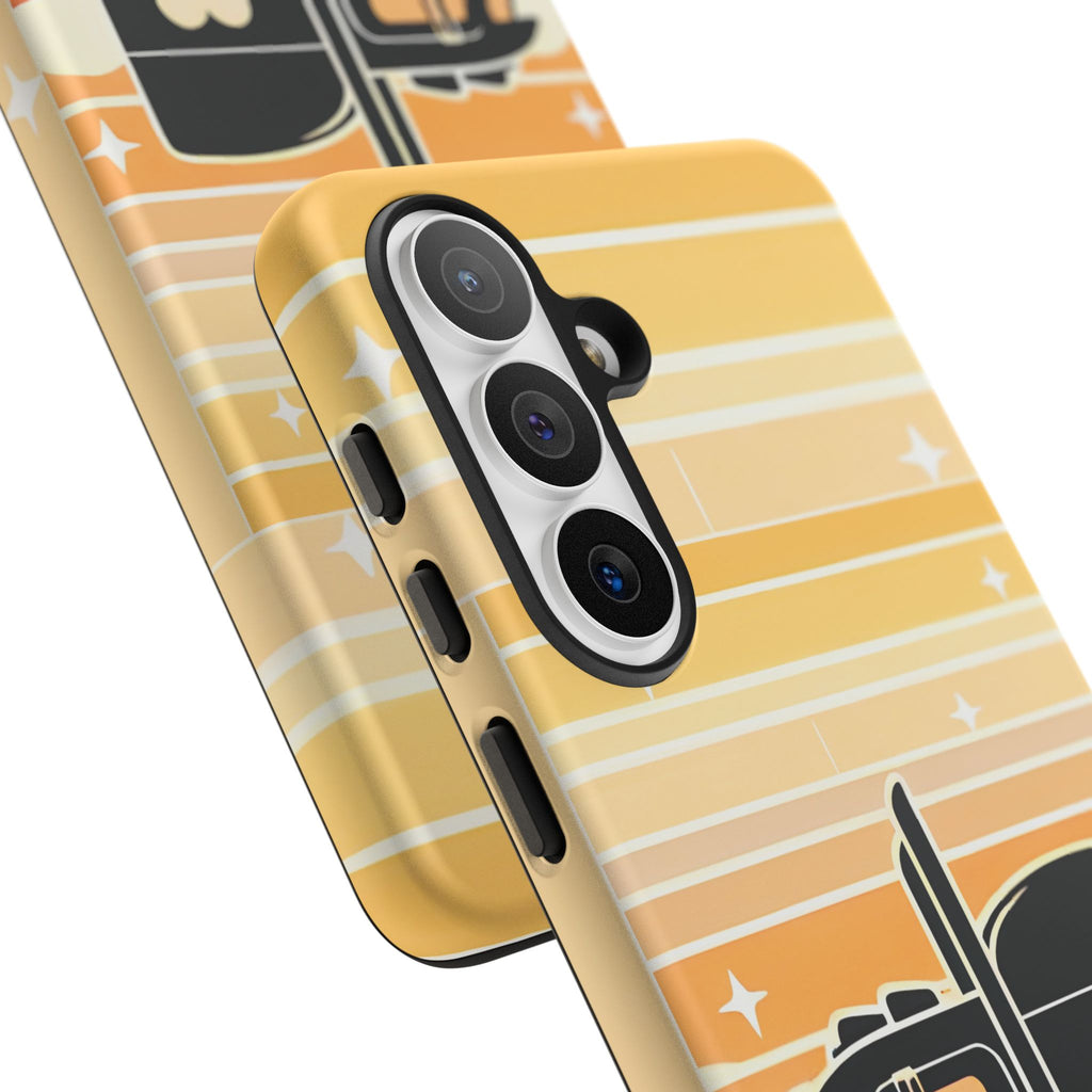 Trucker Heart Phone Case — Retro Semi Truck Protective Phone Cover