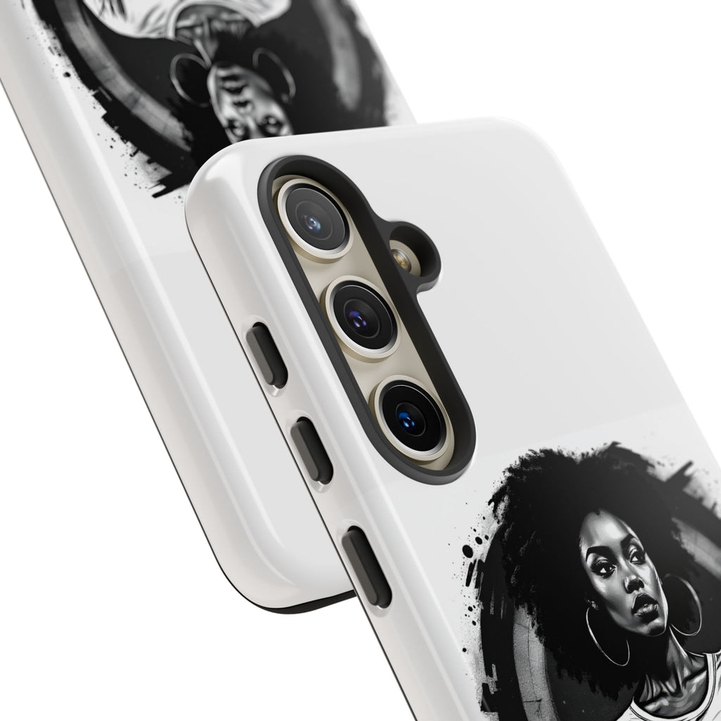 Phone Case — "Long Haul Loyalty" Black & White Portrait Protective Case