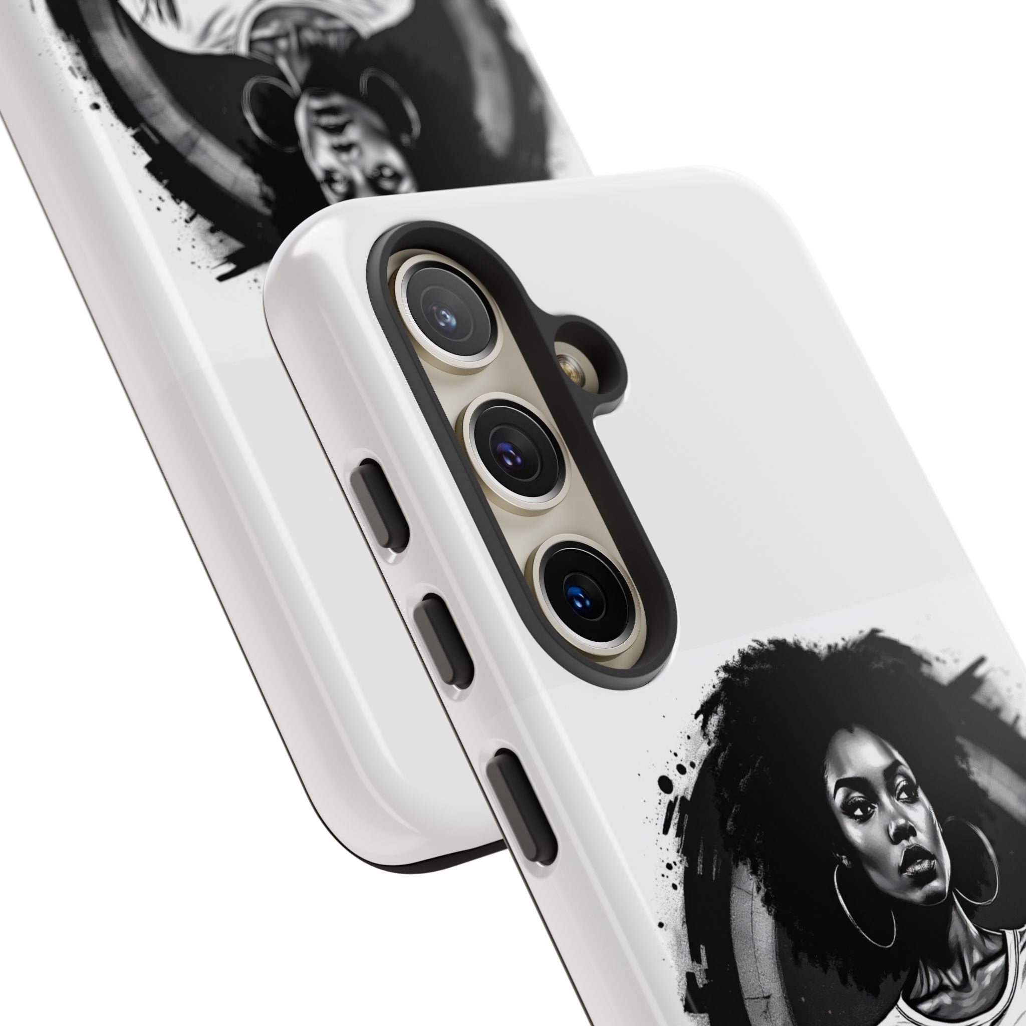 Phone Case — "Long Haul Loyalty" Black & White Portrait Protective Case