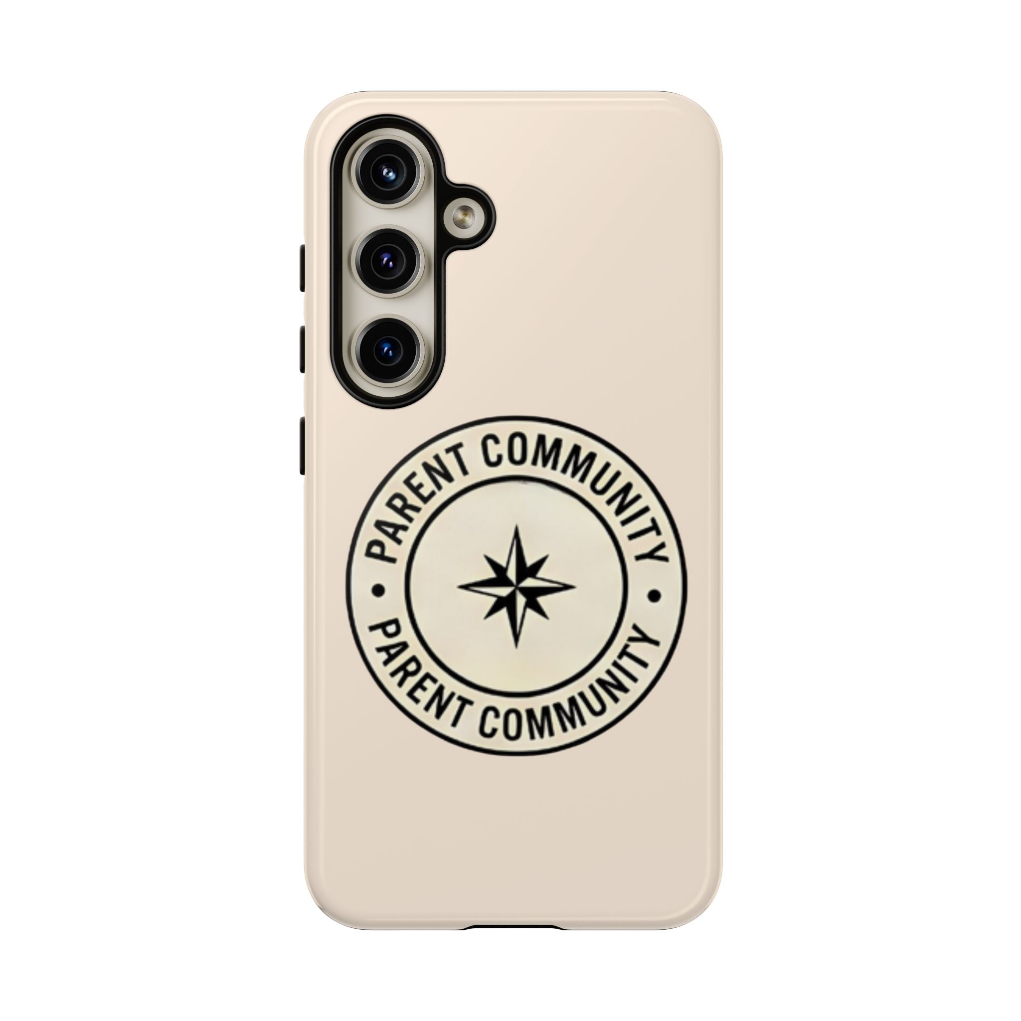 Parent Community Tough Phone Case — Durable Compass Logo Protective Cover