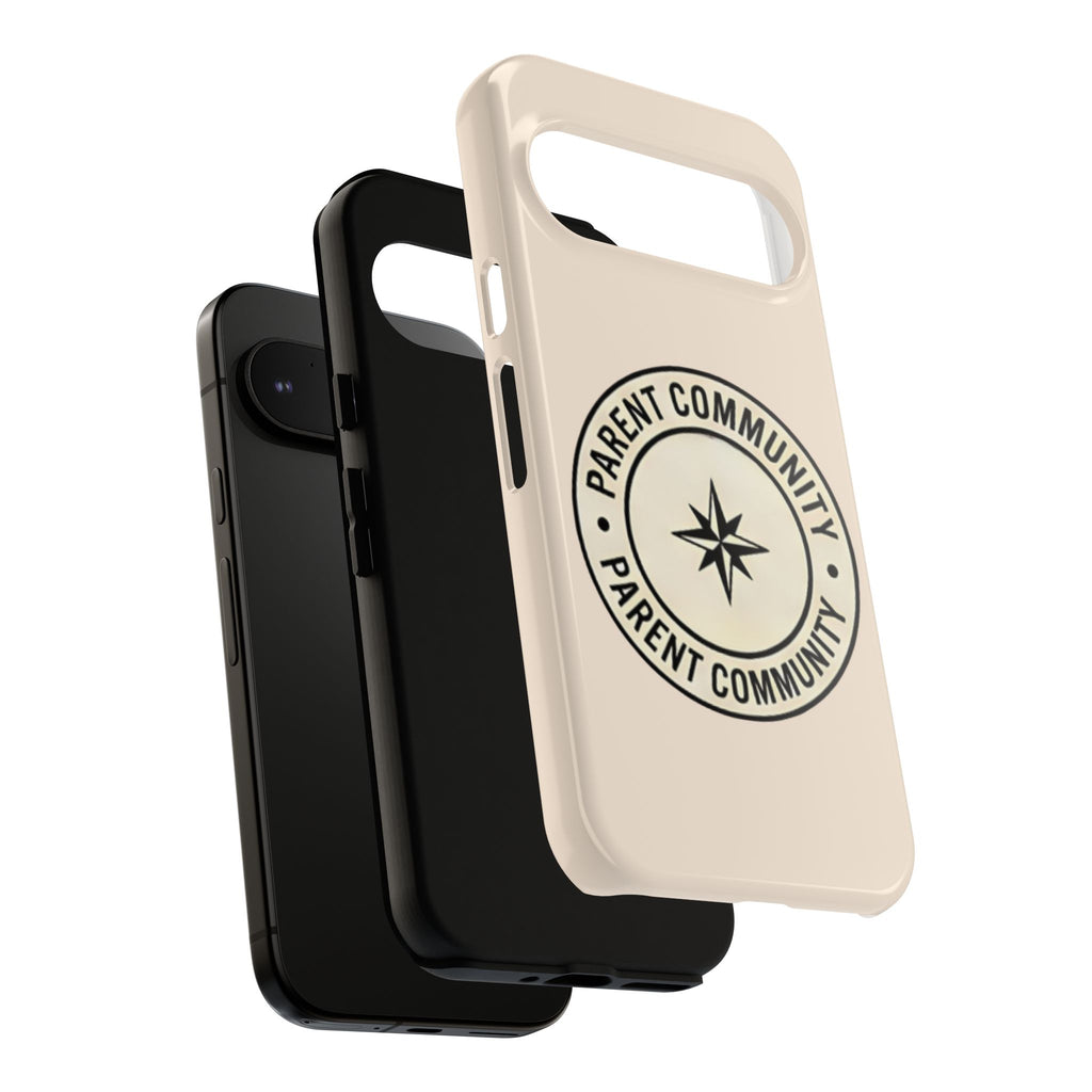 Parent Community Tough Phone Case — Durable Compass Logo Protective Cover