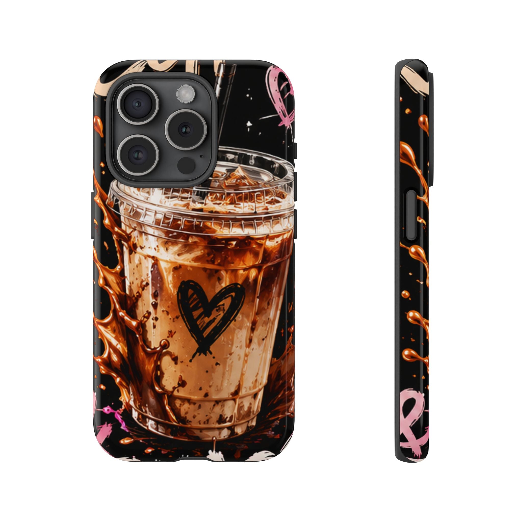 Iced Coffee Phone Case – 'Iced Coffee latte: Stylish Protective Case