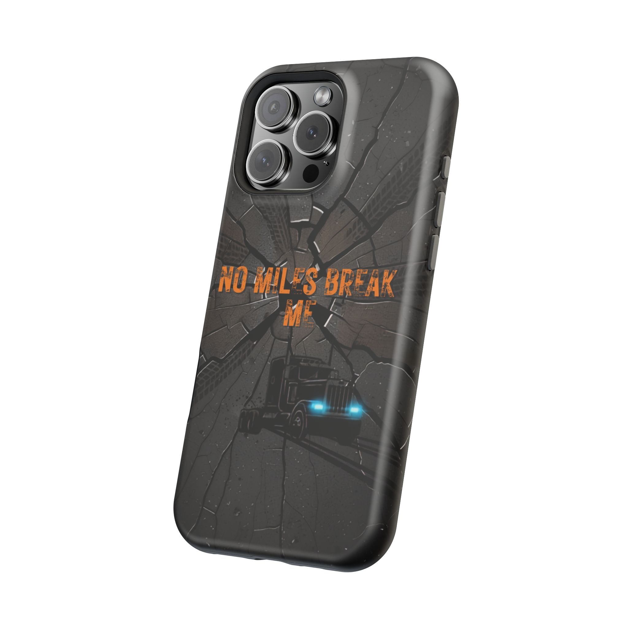 Phone Case — Fiery Semi Truck Magnetic Impact-Resistant Case