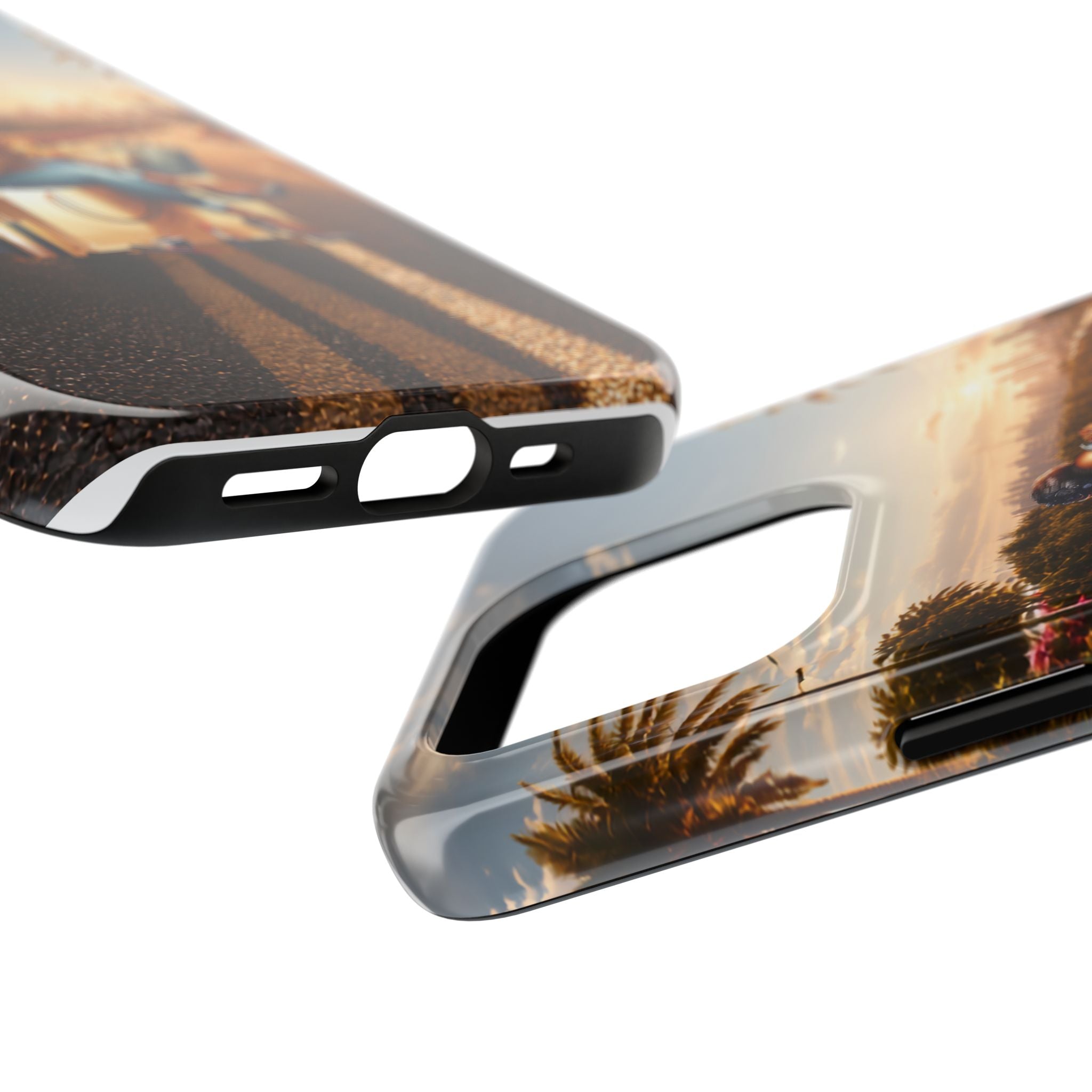 Sunset Roadtrip Tough Phone Case — Relaxed Traveler Design