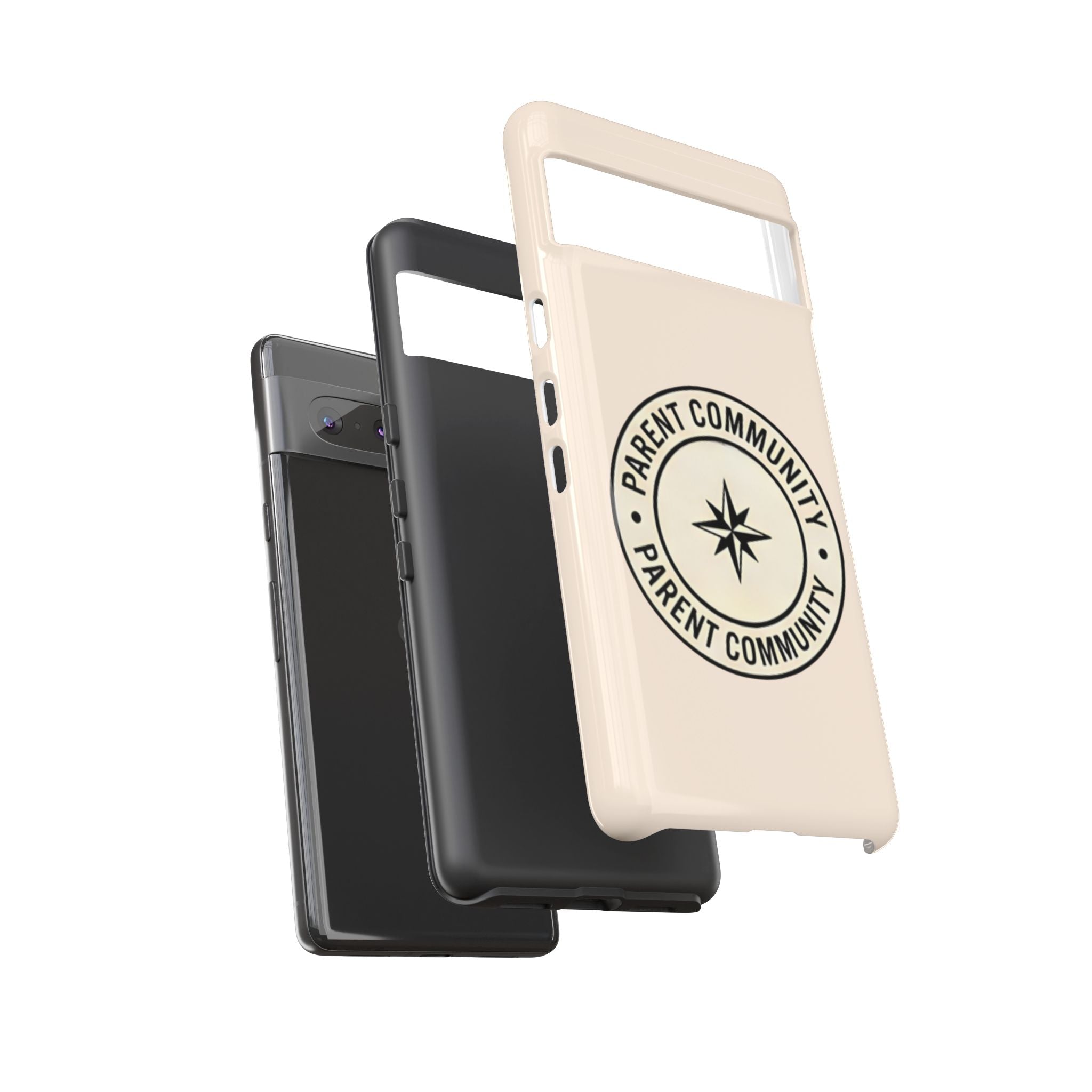 Parent Community Tough Phone Case — Durable Compass Logo Protective Cover