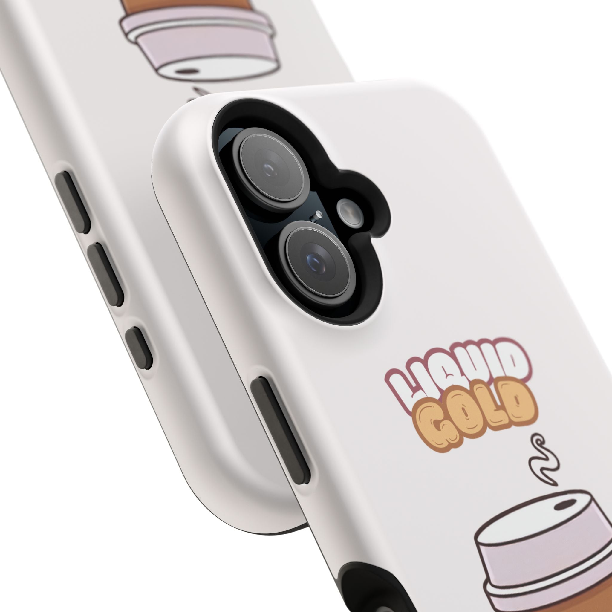 Coffee Cup Phone Case – “Liquid Gold” Cute Kawaii Espresso Impact-Resistant Case