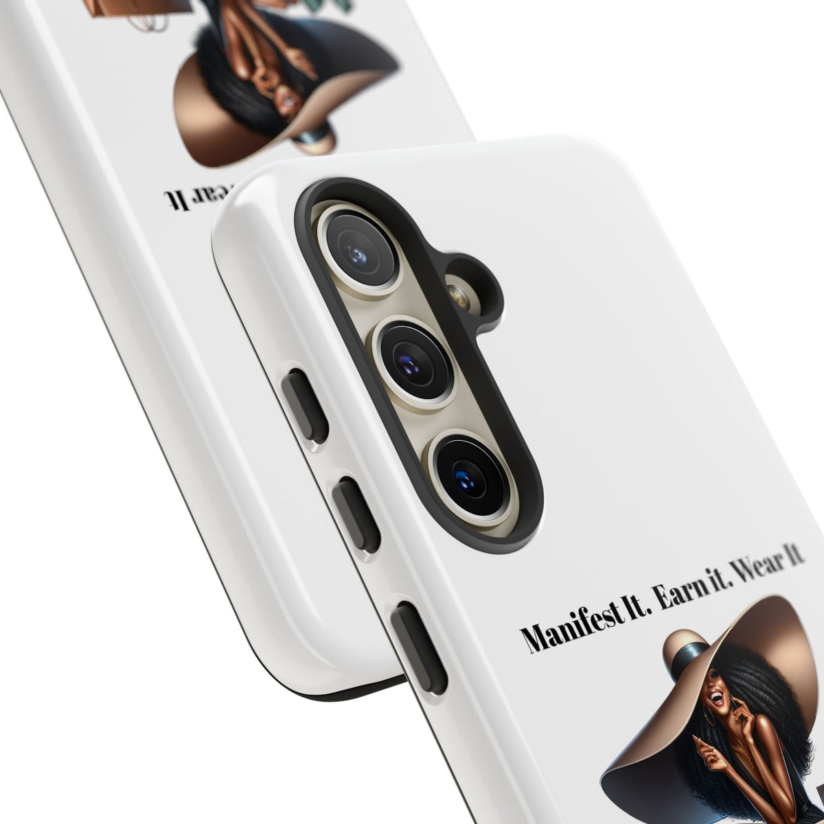 Phone Case - "Manifest It. Earn It. Wear It." Chic Shopper Design