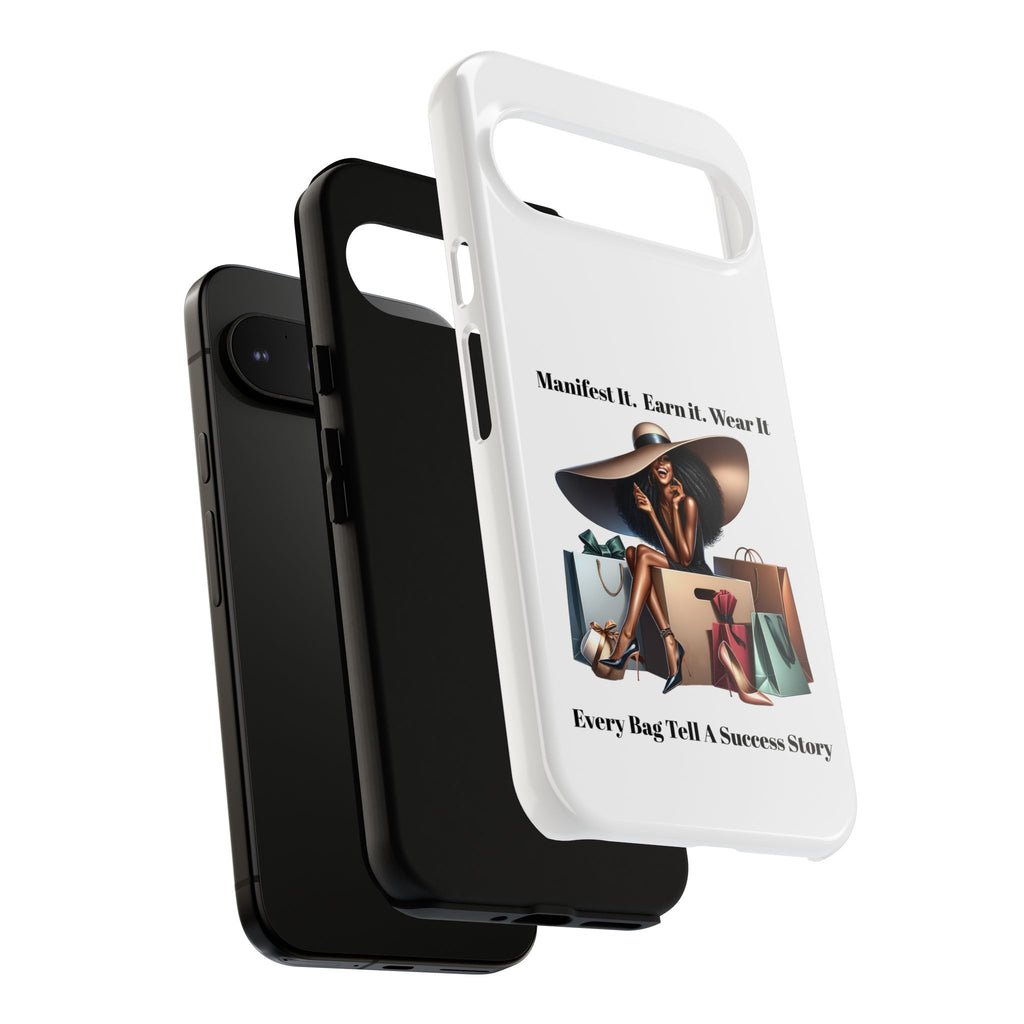Phone Case - "Manifest It. Earn It. Wear It." Chic Shopper Design