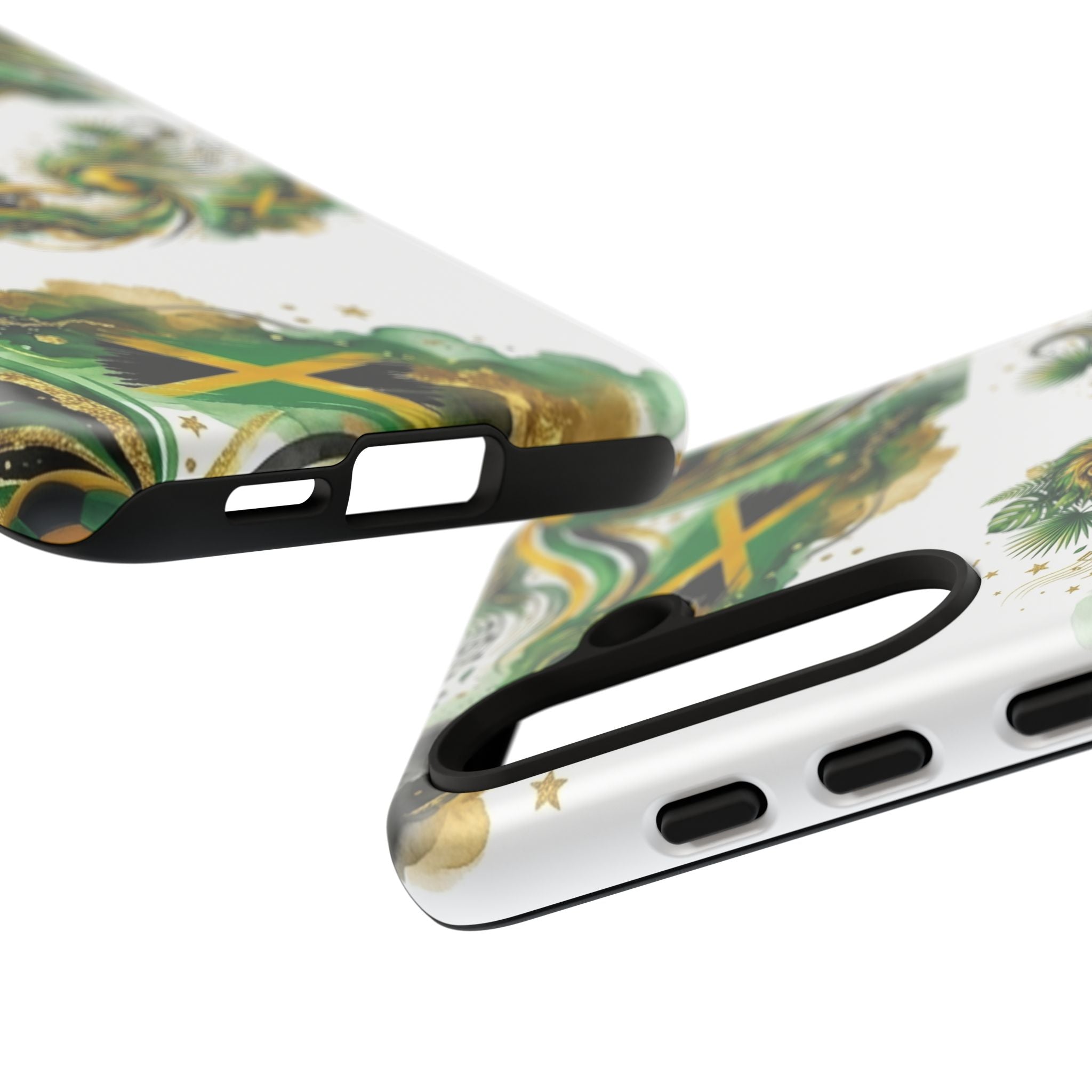 Jamaica Lion Phone Case — Jamaican Flag Rasta Protective Tough Case