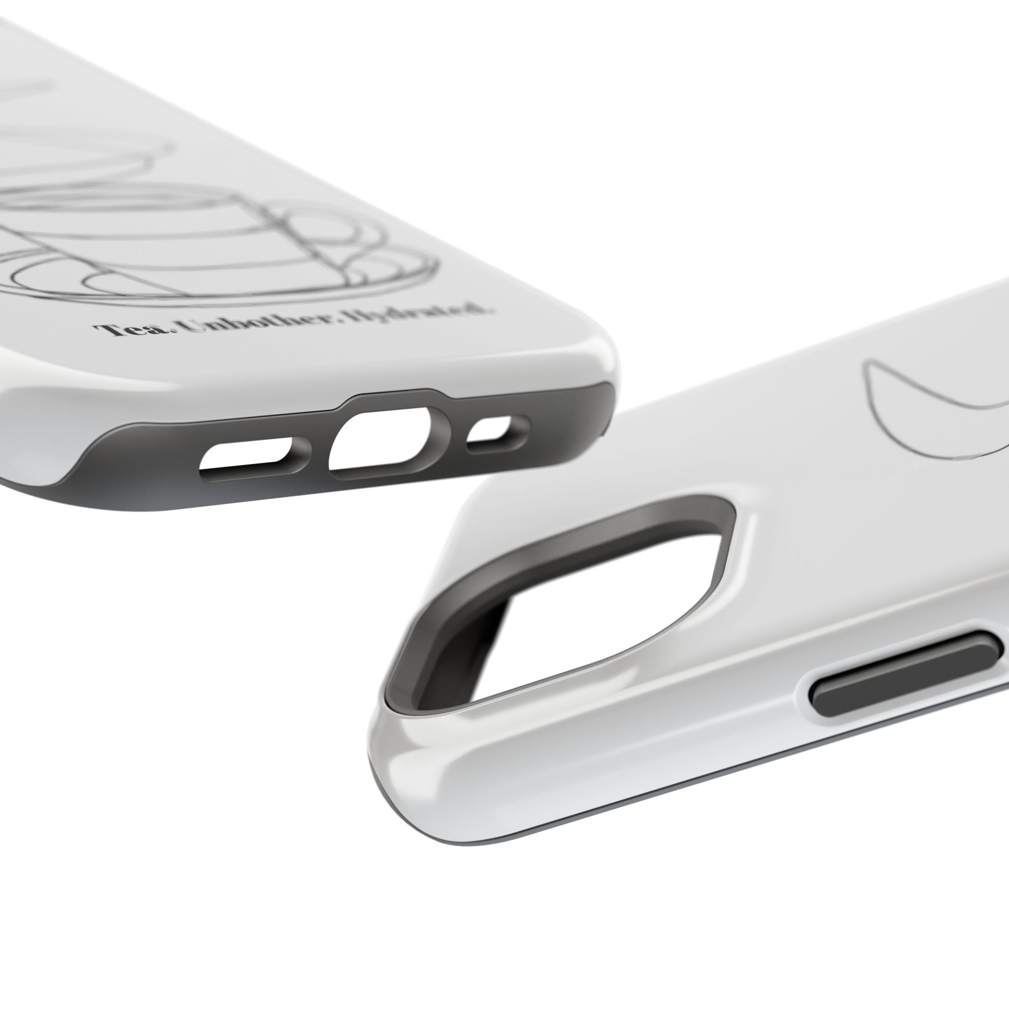 Tea Unbothered Hydrated Phone Case — Impact-Resistant