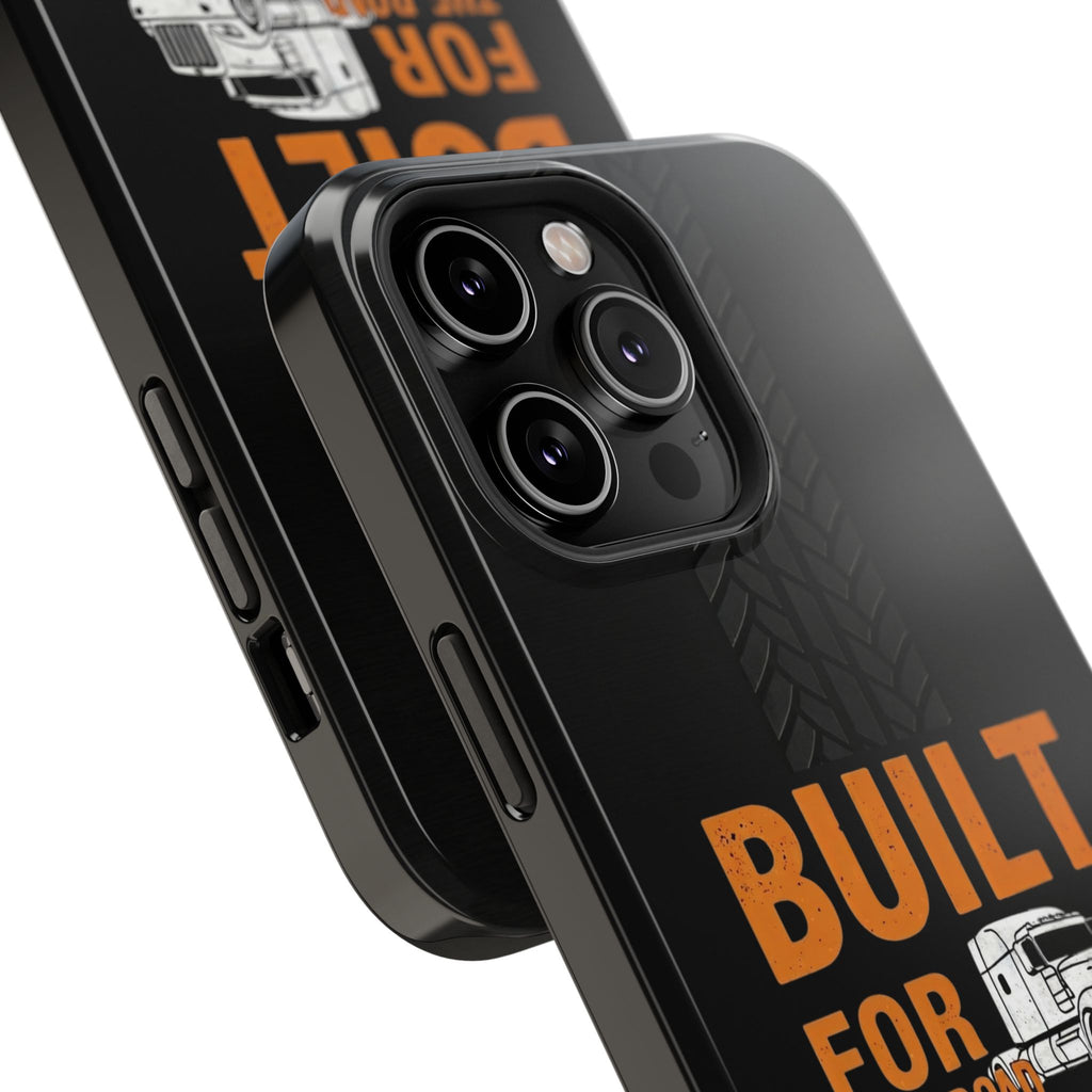 Phone Case — "Built for the Road" Truck Tire-Track Impact-Resistant Case