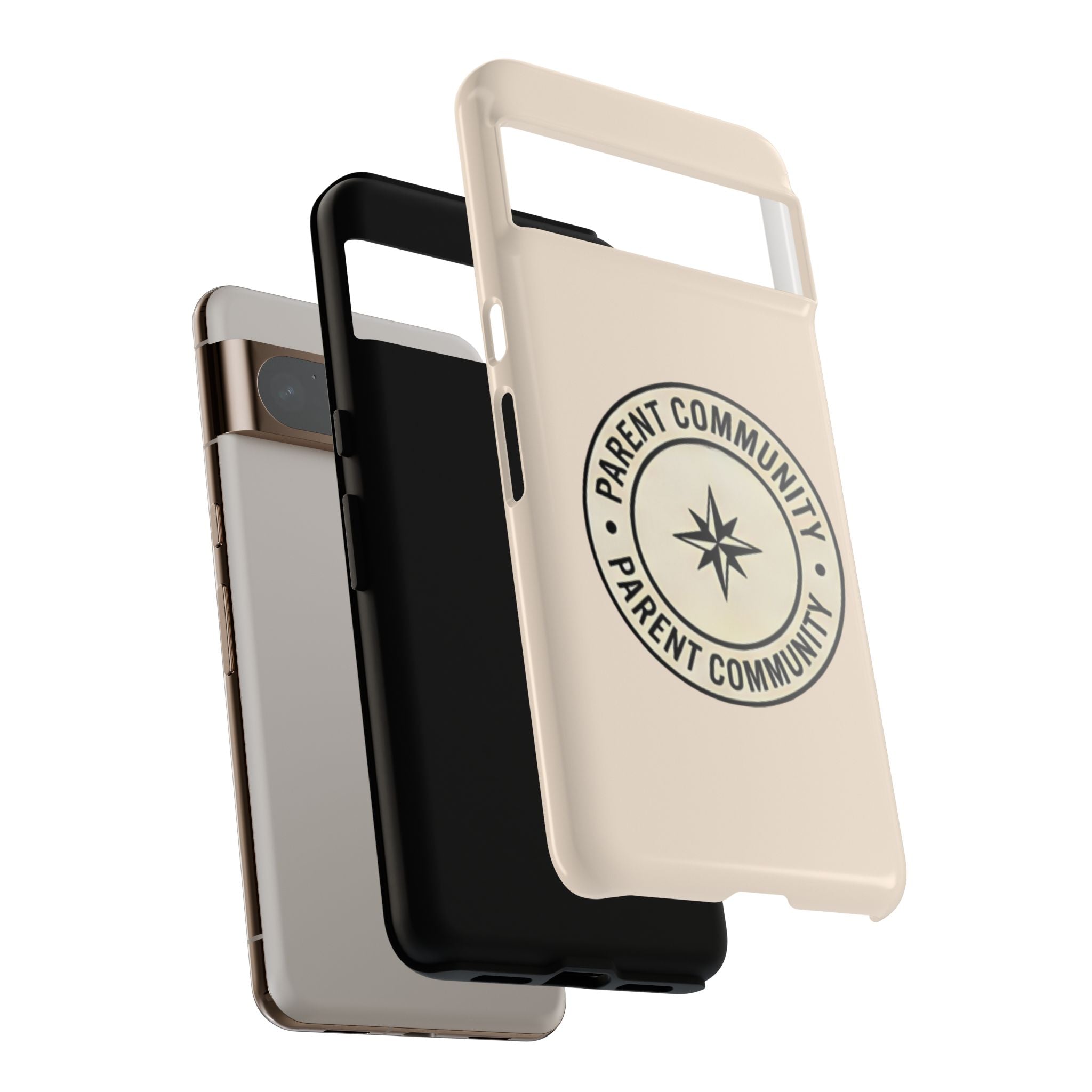 Parent Community Tough Phone Case — Durable Compass Logo Protective Cover