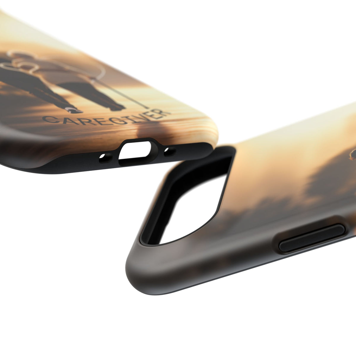 Caregiver Phone Case — Impact-Resistant Protective Case with Heart Design