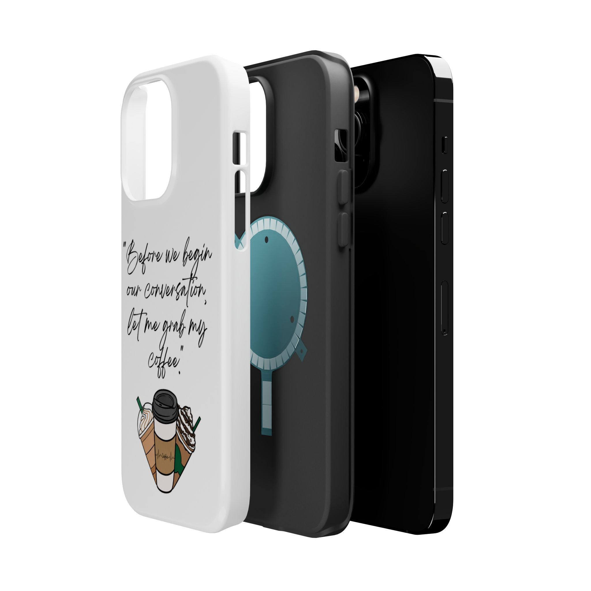 Coffee Quote Magnetic Impact-Resistant Phone Case