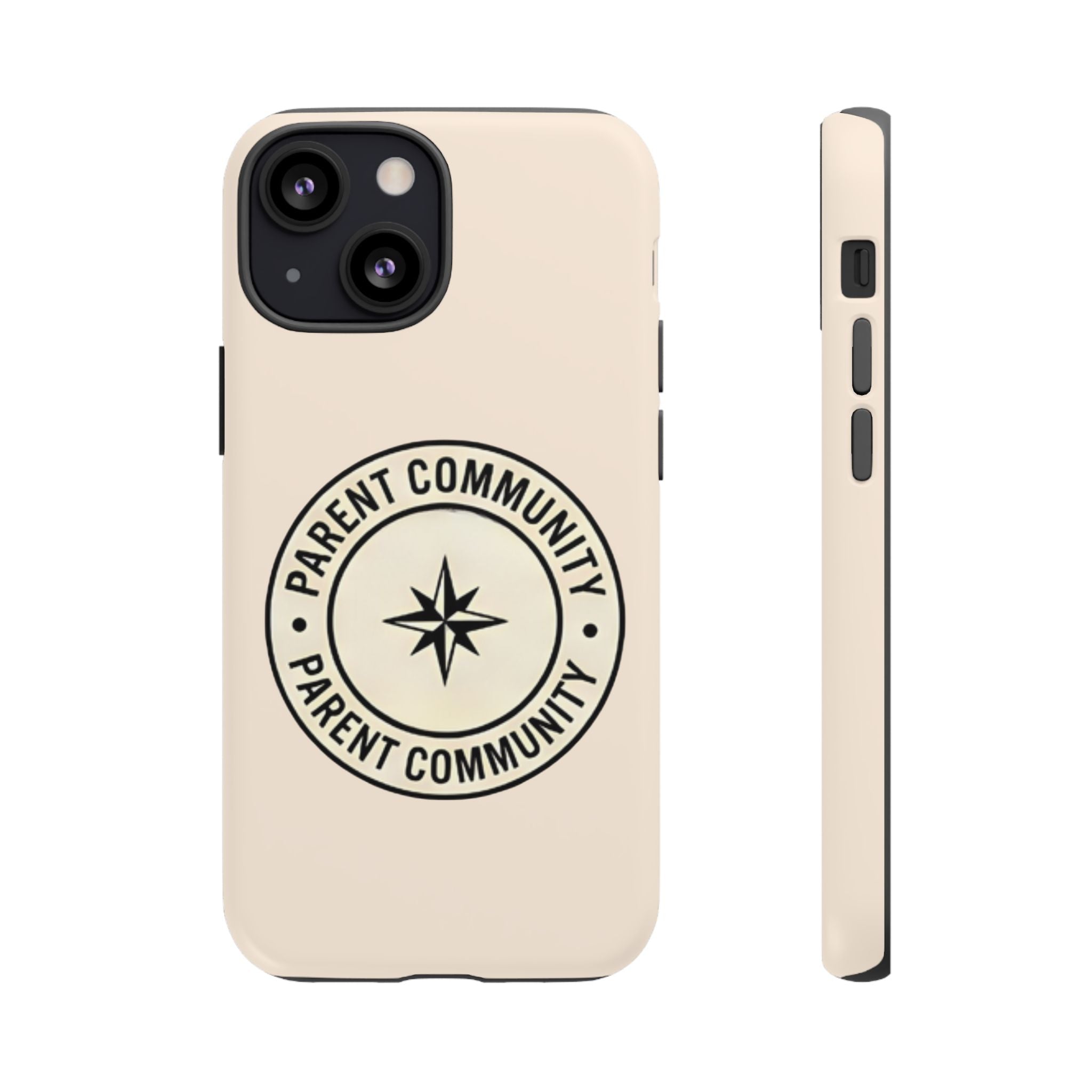 Parent Community Tough Phone Case — Durable Compass Logo Protective Cover