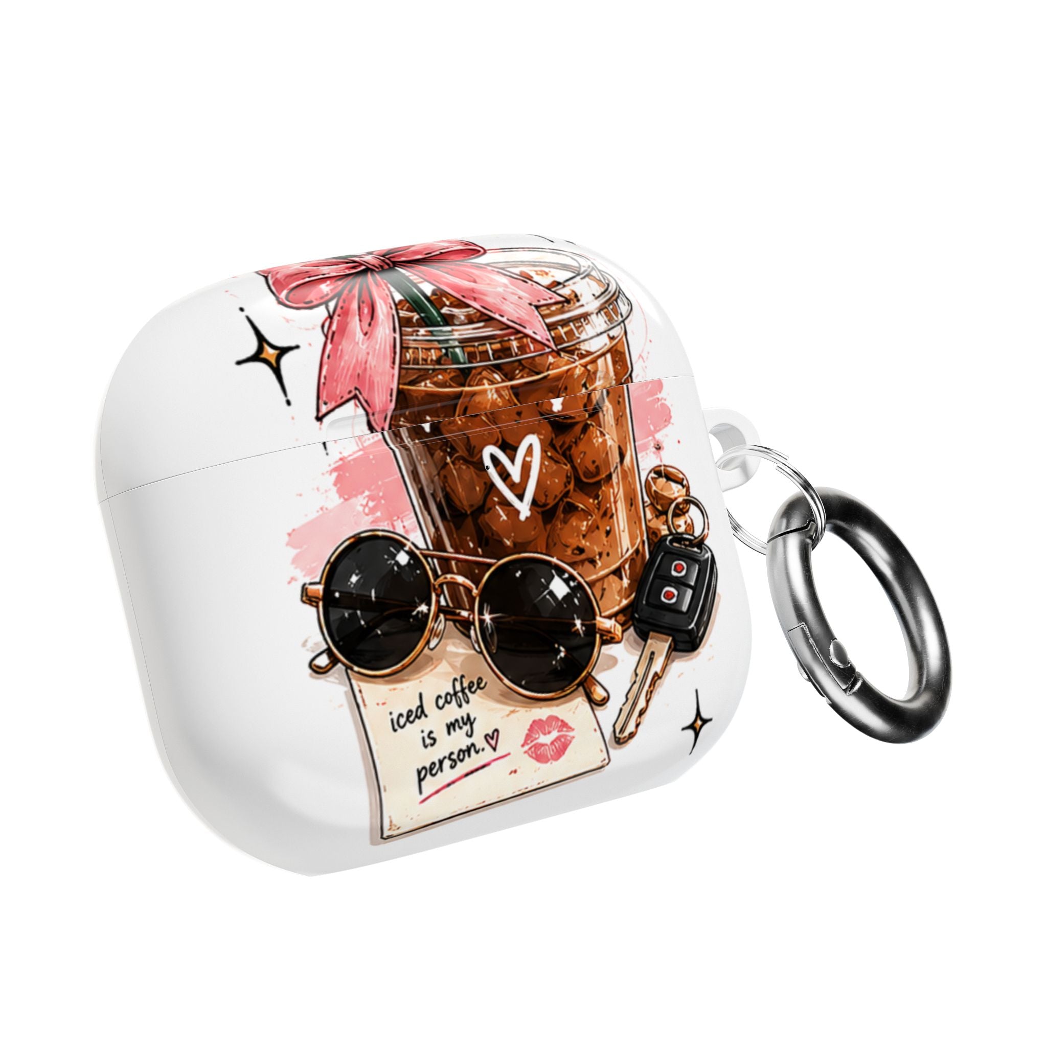 AirPod Case — Iced Coffee Is My Person Cute Graphic Protective Case
