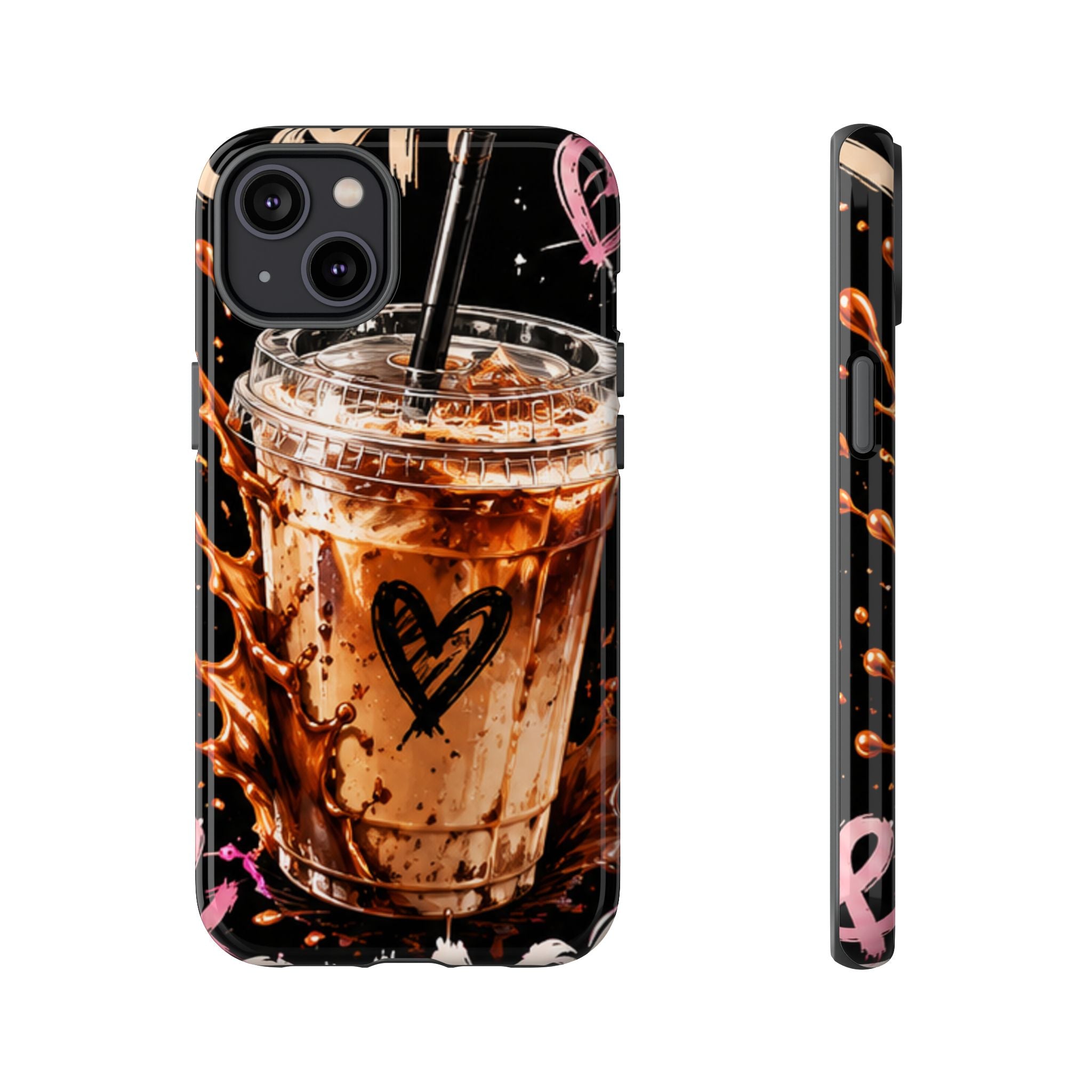 Iced Coffee Phone Case – 'Iced Coffee latte: Stylish Protective Case