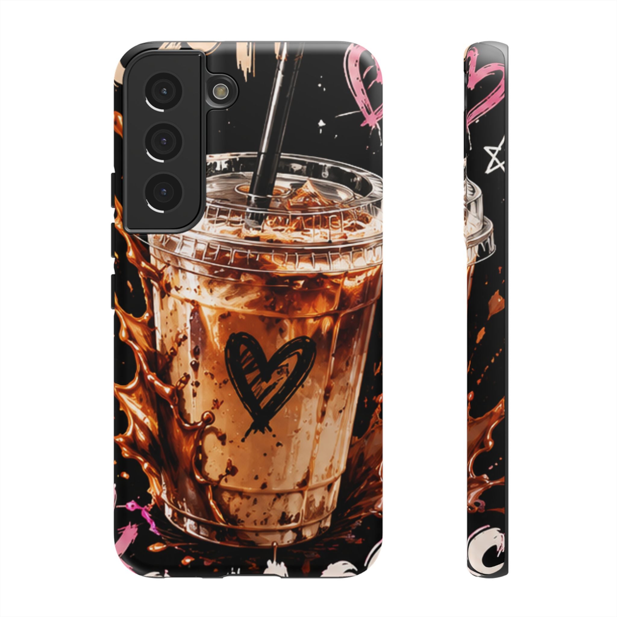 Iced Coffee Phone Case – 'Iced Coffee latte: Stylish Protective Case