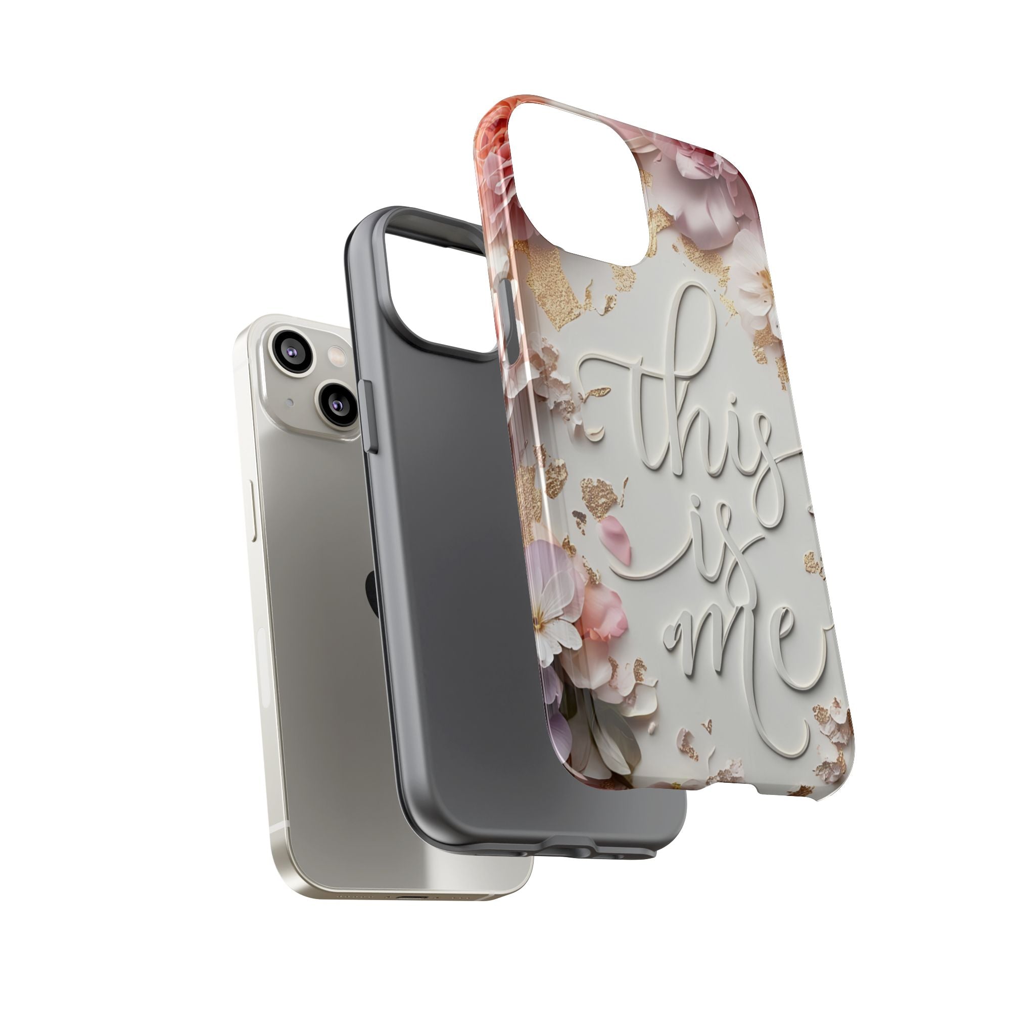 Phone Case — "This Is Me" Floral Tough Case
