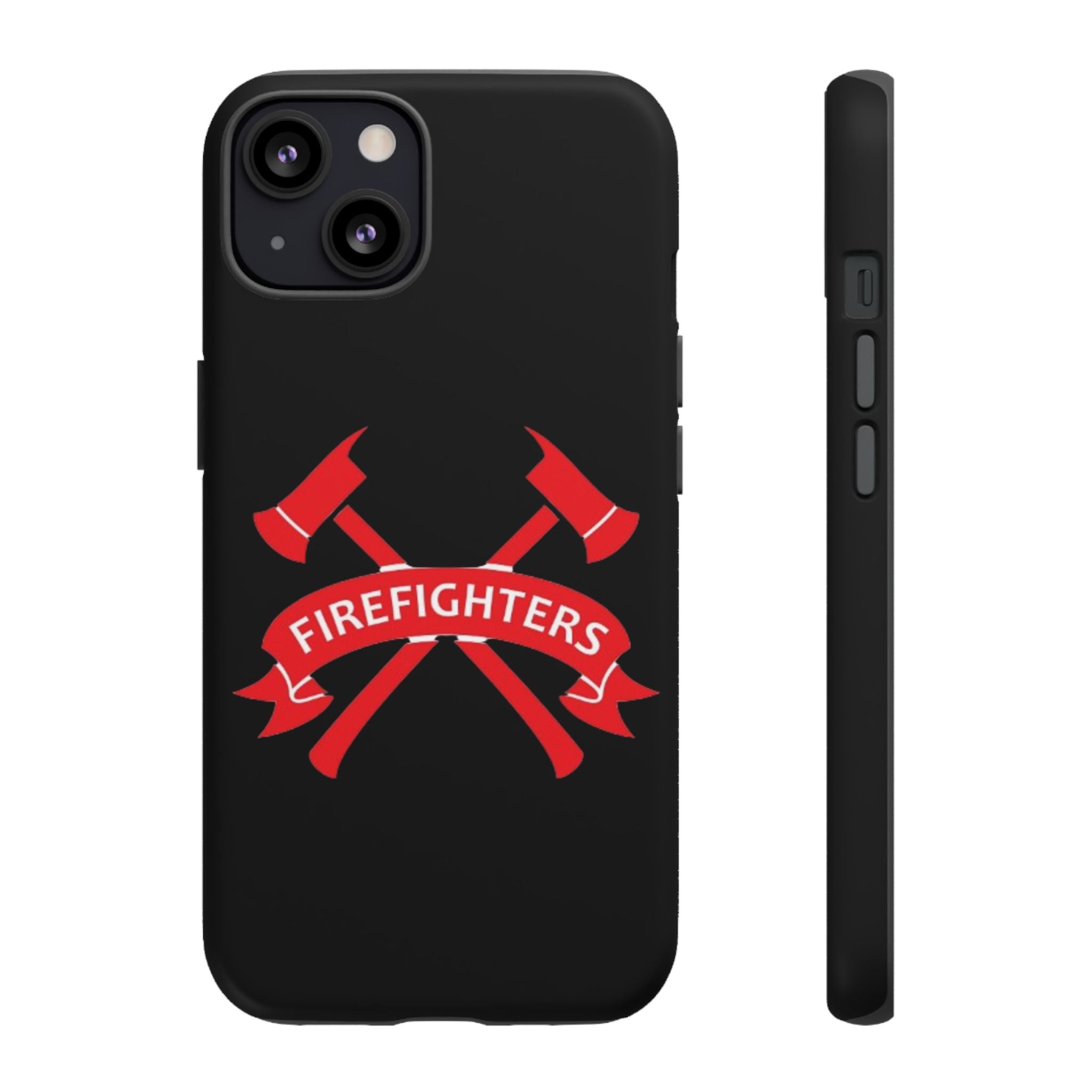 Firefighters Tough Phone Case — Red Crossed Axes Design