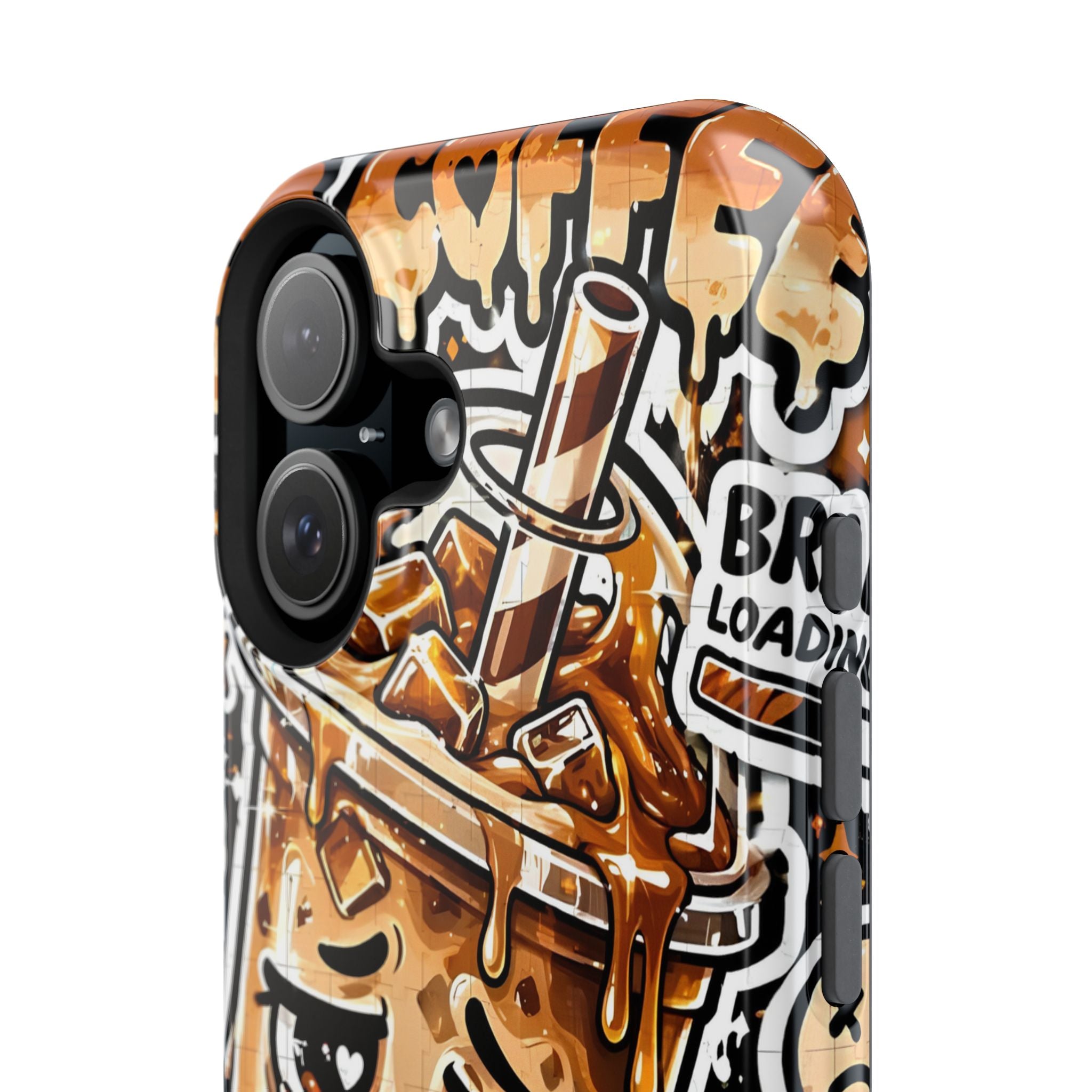 Iced Coffee Phone Case — “Sippin' & Survivin'” Magnetic Impact-Resistant Case