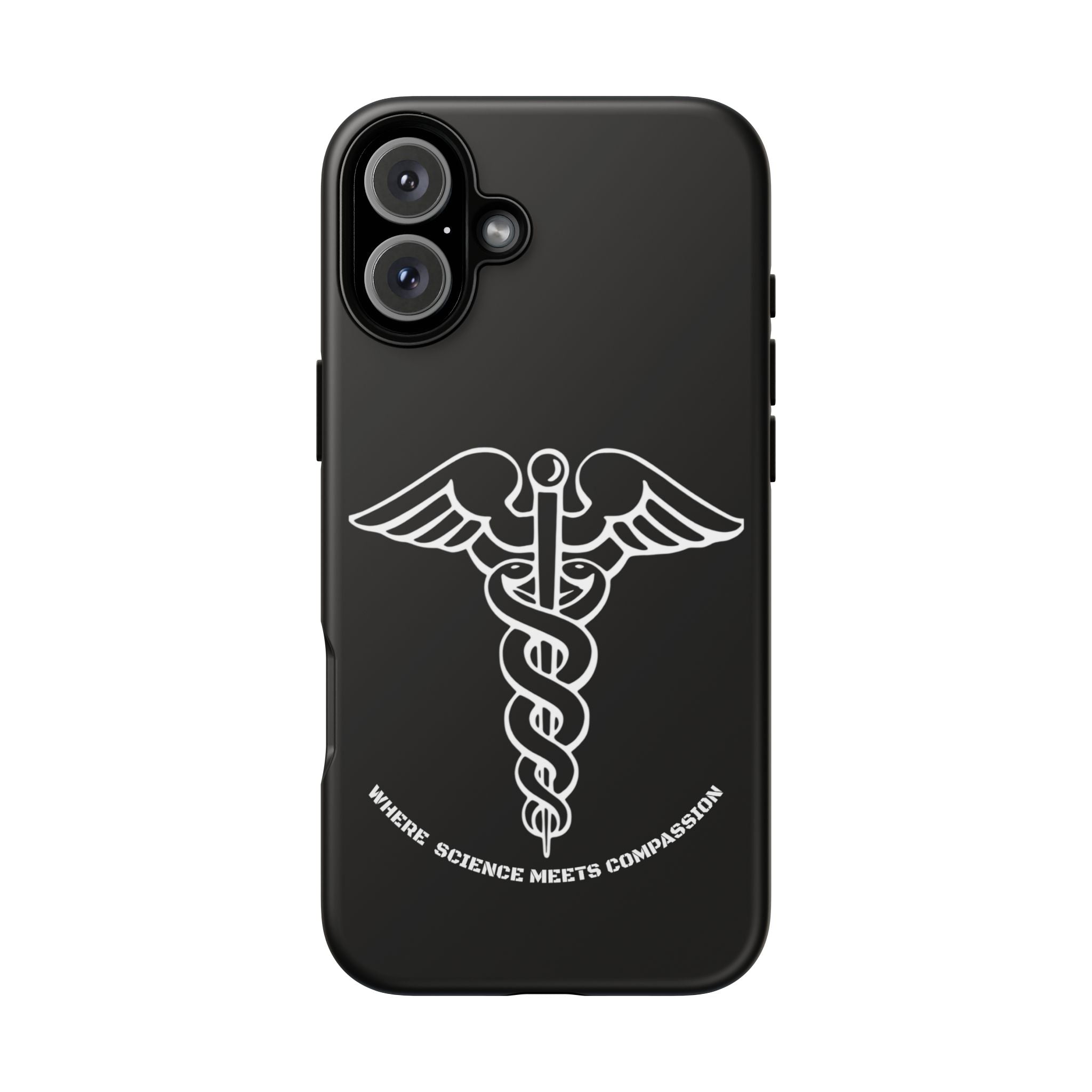 Medical Caduceus Phone Case — "Where Science Meets Compassion" Protective iPhone Cover