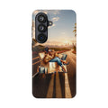 Sunset Roadtrip Tough Phone Case — Relaxed Traveler Design