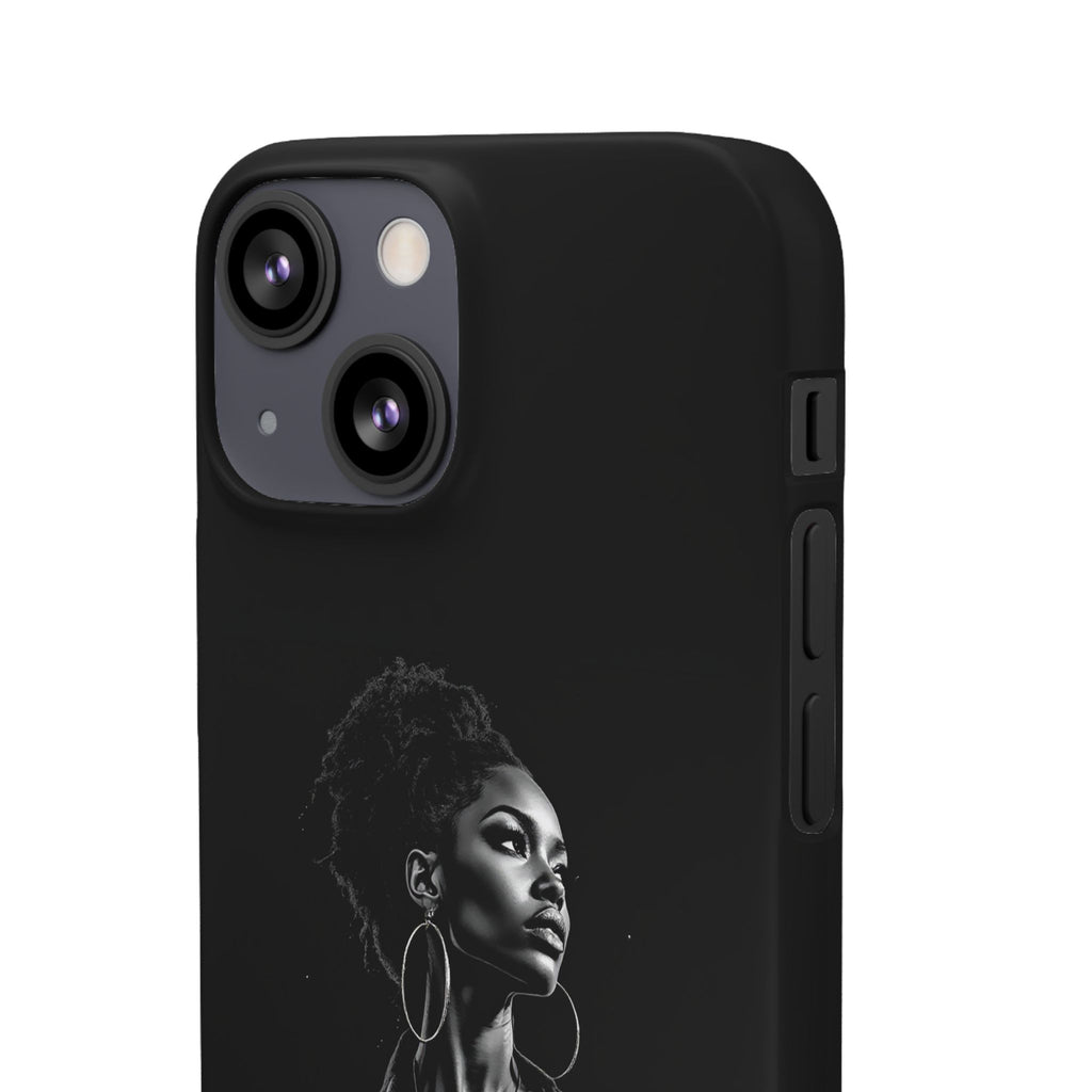 Phone Case — "Long Haul Loyalty" Black Portrait Snap Case