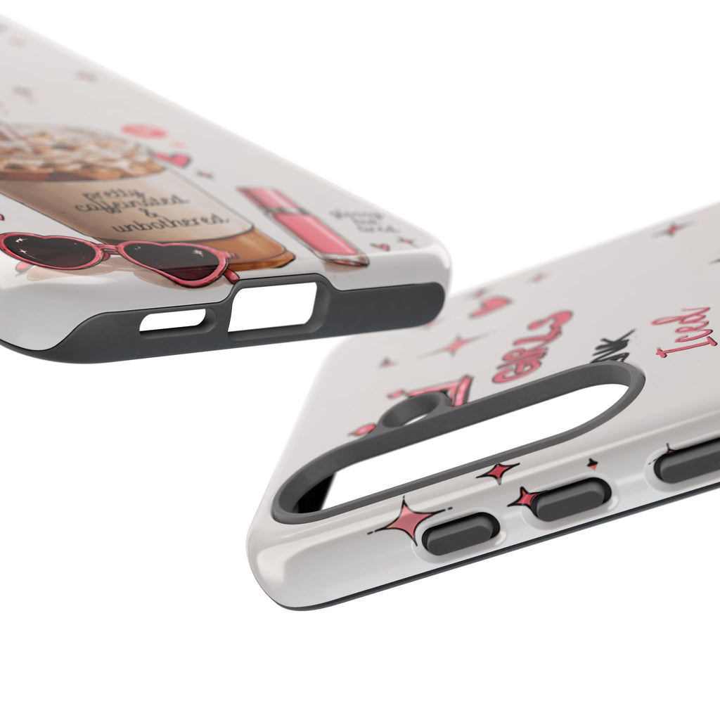 Iced Coffee Phone Case — "Hot Girls Drink Iced Coffee" Cute Girly Protective Case