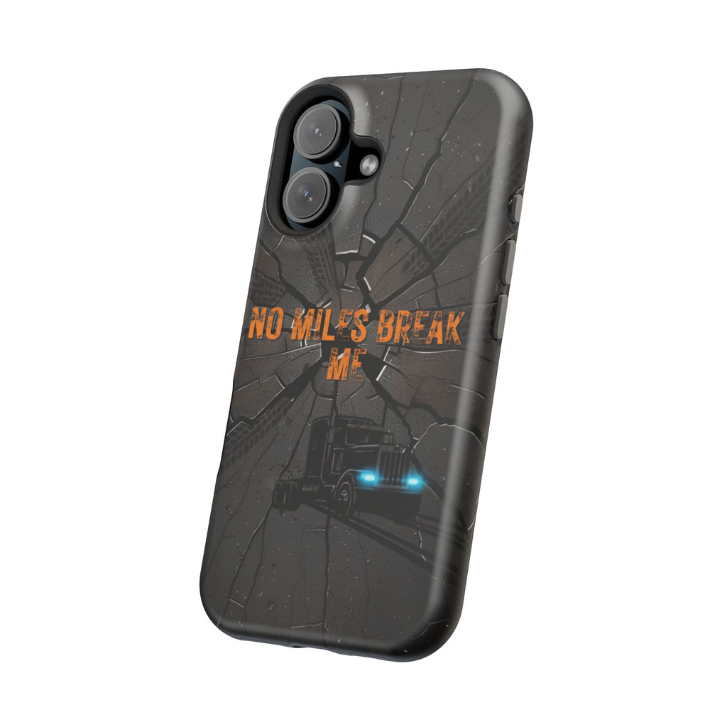 Phone Case — Fiery Semi Truck Magnetic Impact-Resistant Case
