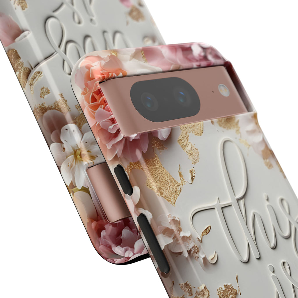Phone Case — "This Is Me" Floral Tough Case