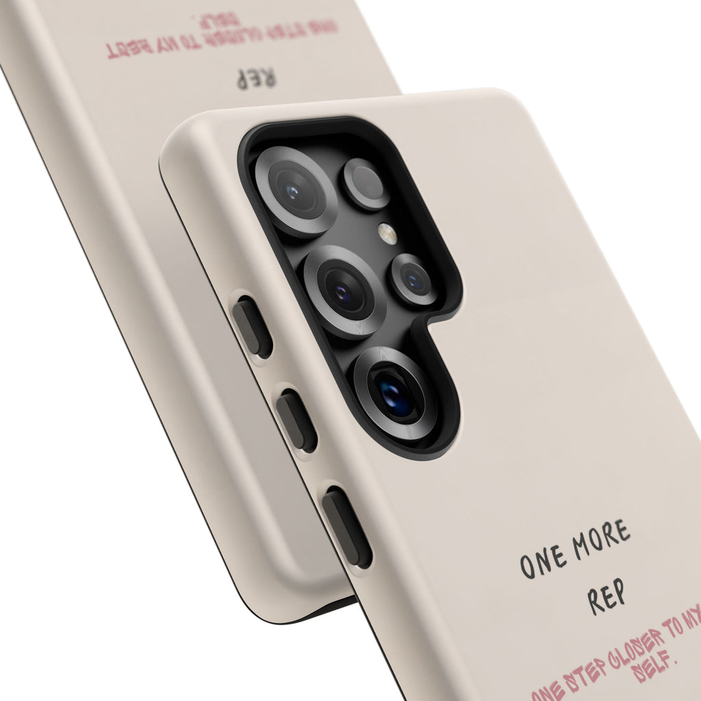 Gym Phone Case — "One More Rep" Workout Duffle & Sneakers Protective Case